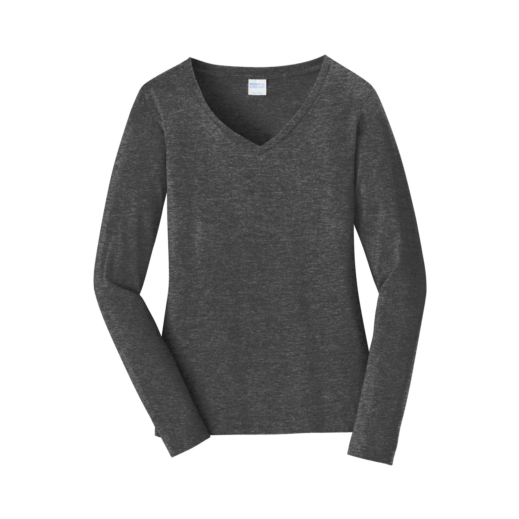 Women's Long Sleeve Fan Favorite V-Neck Tee - Thumbnail Image