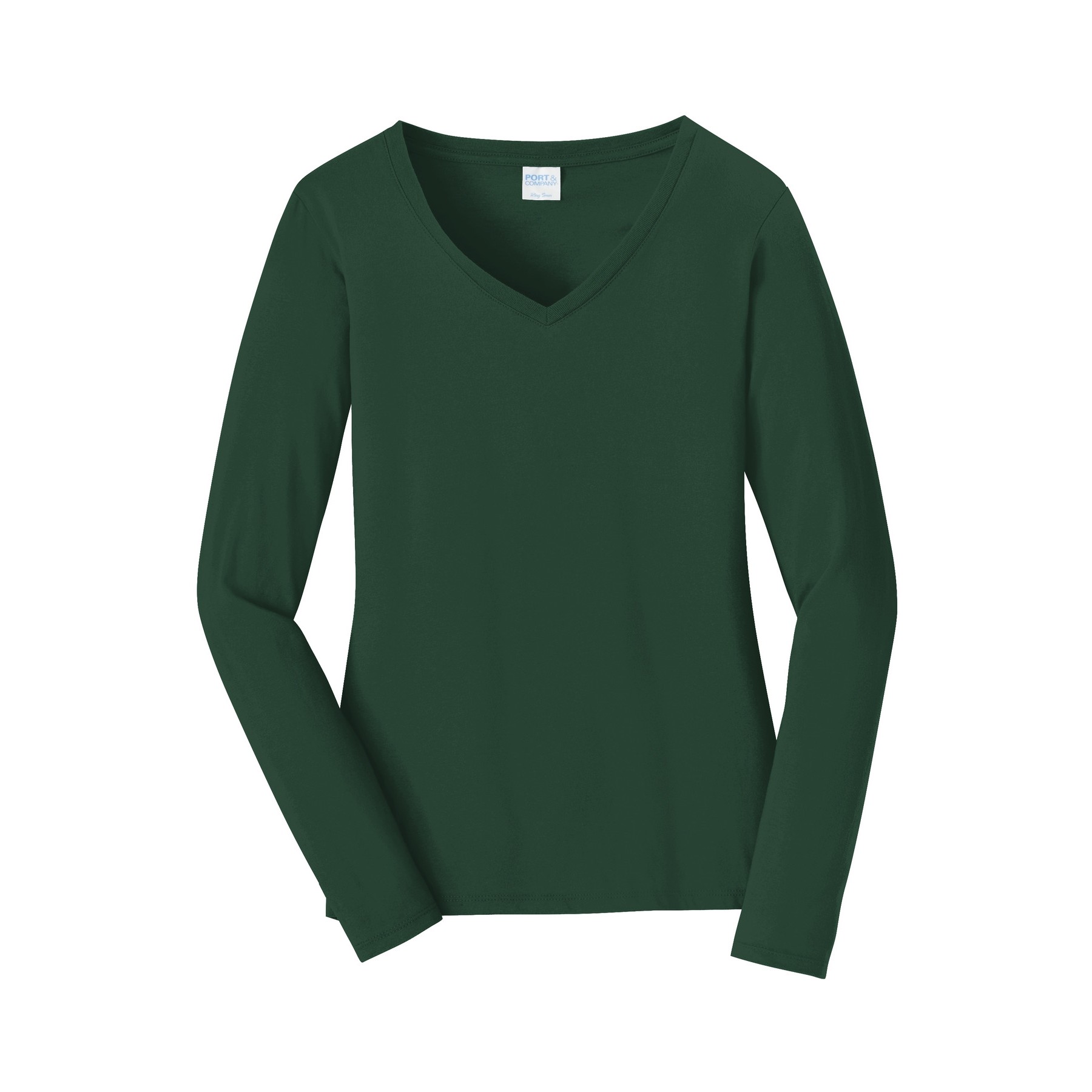 Women's Long Sleeve Fan Favorite V-Neck Tee - Thumbnail Image