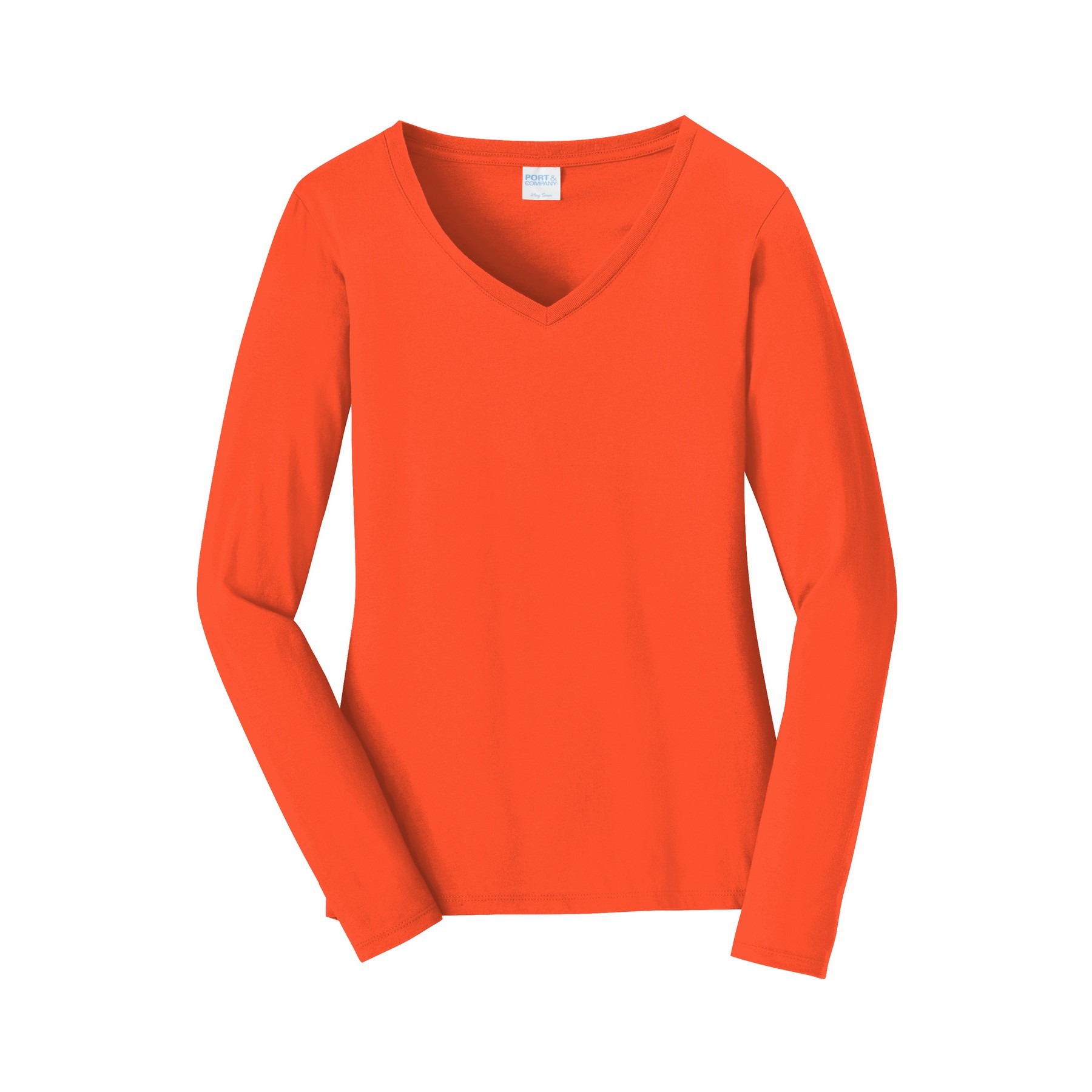 Women's Long Sleeve Fan Favorite V-Neck Tee - Thumbnail Image