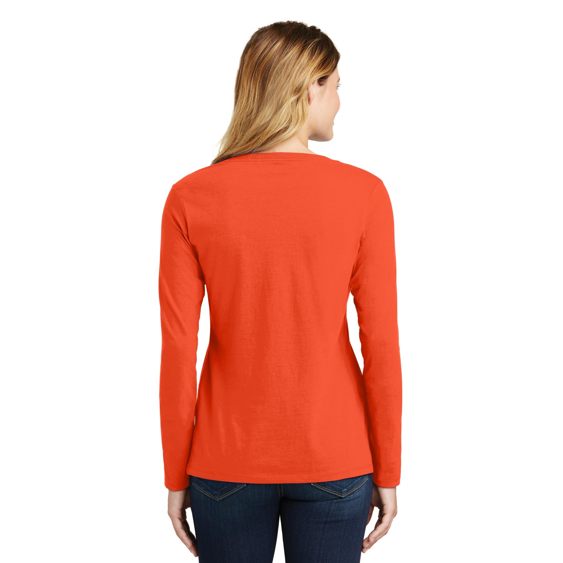 Women's Long Sleeve Fan Favorite V-Neck Tee - Thumbnail Image