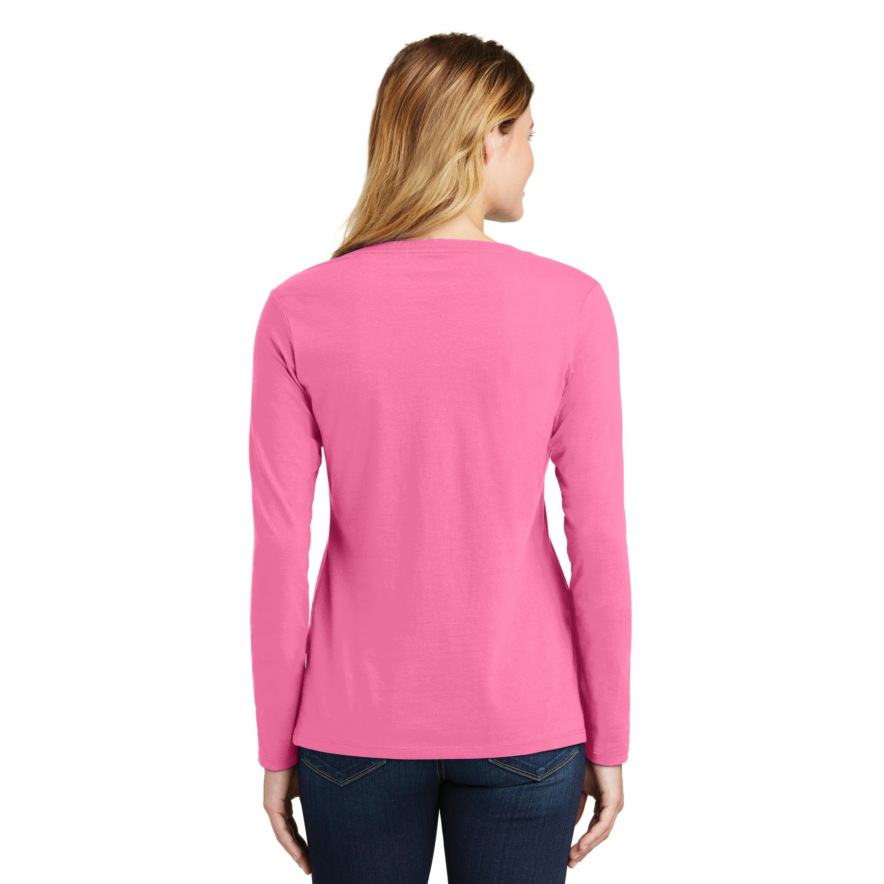 Women's Long Sleeve Fan Favorite V-Neck Tee - Thumbnail Image
