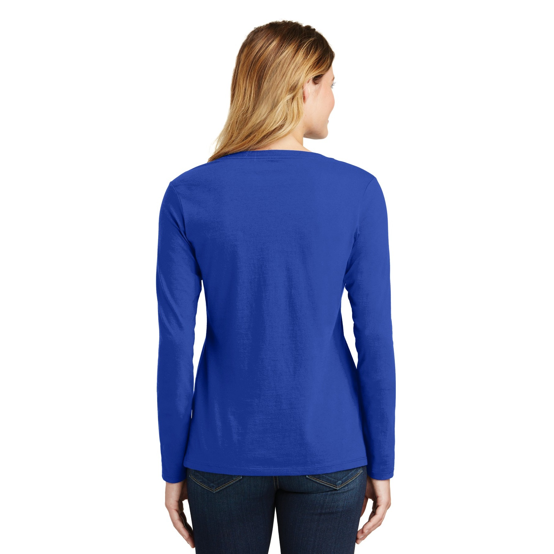 Women's Long Sleeve Fan Favorite V-Neck Tee - Thumbnail Image