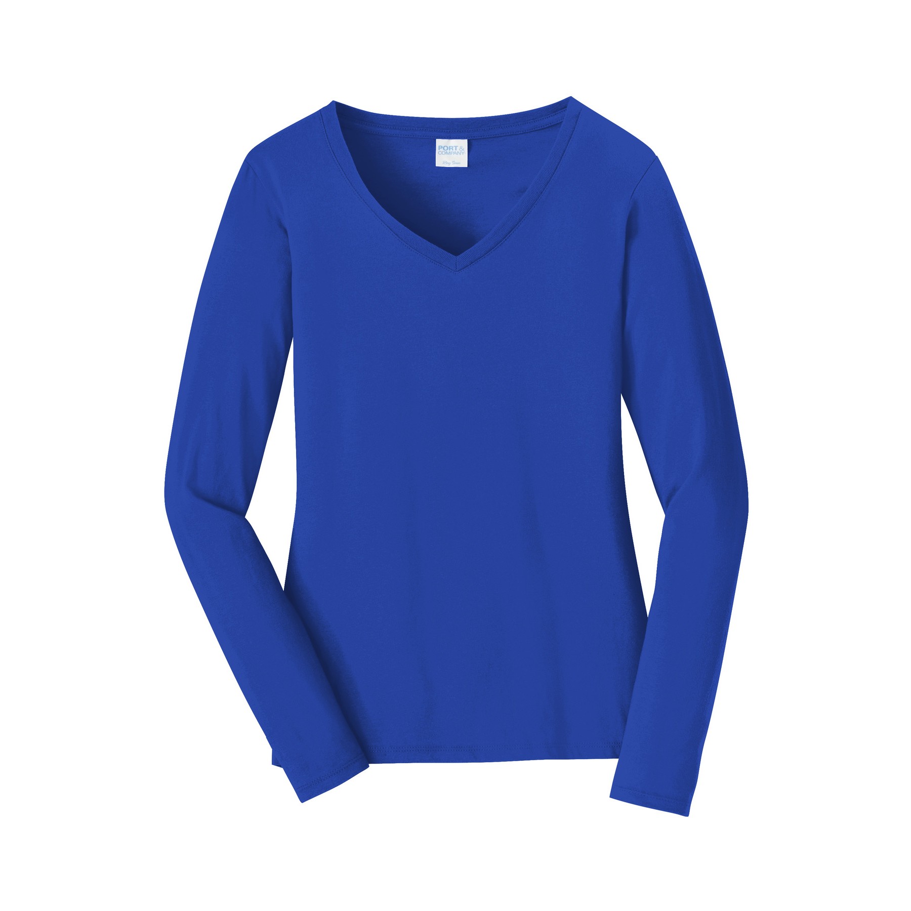 Women's Long Sleeve Fan Favorite V-Neck Tee - Thumbnail Image