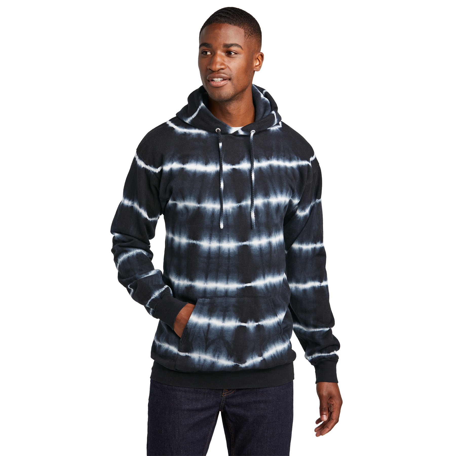Allover Stripe Tie-Dye Fleece - Thumbnail Image