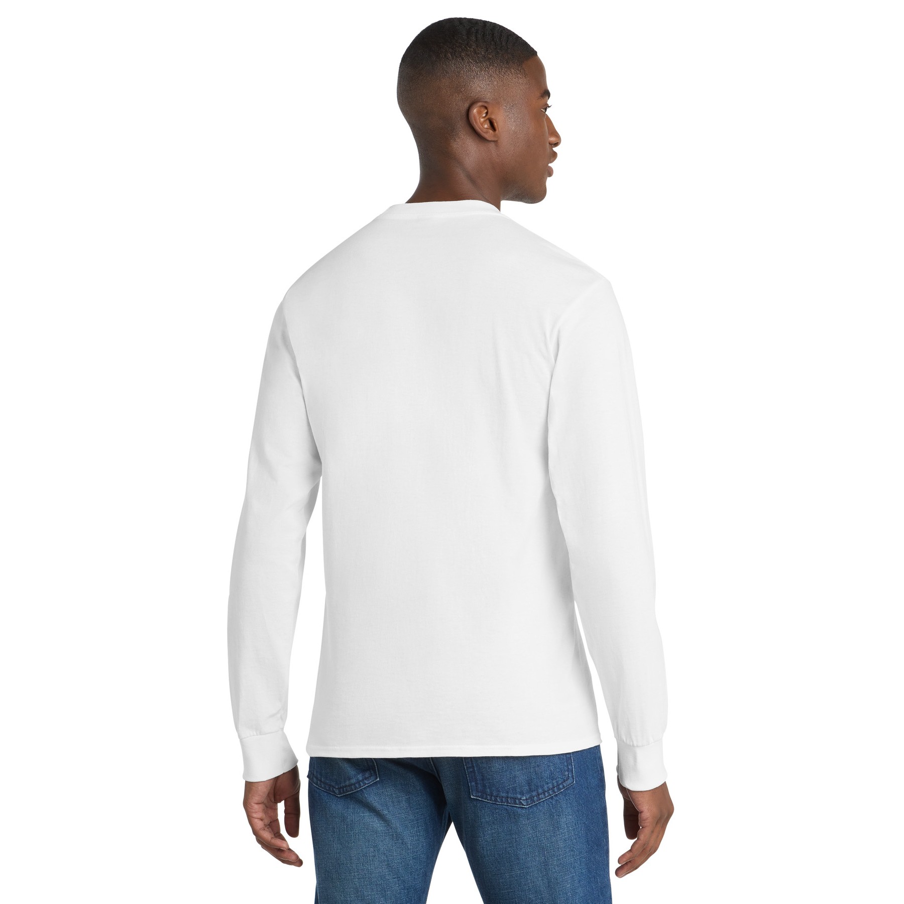 Tall Long Sleeve Essential Pocket Tee - Thumbnail Image