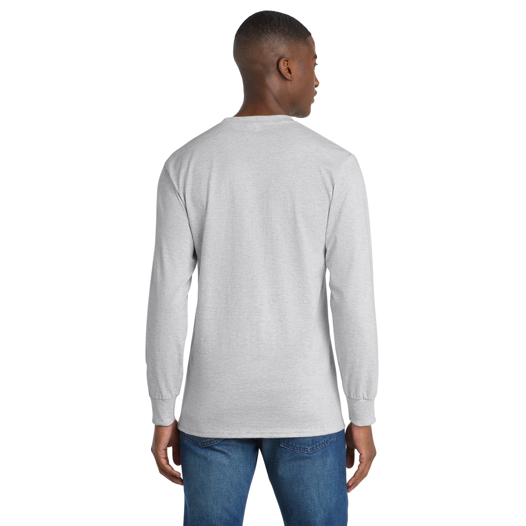 Tall Long Sleeve Essential Pocket Tee - Thumbnail Image