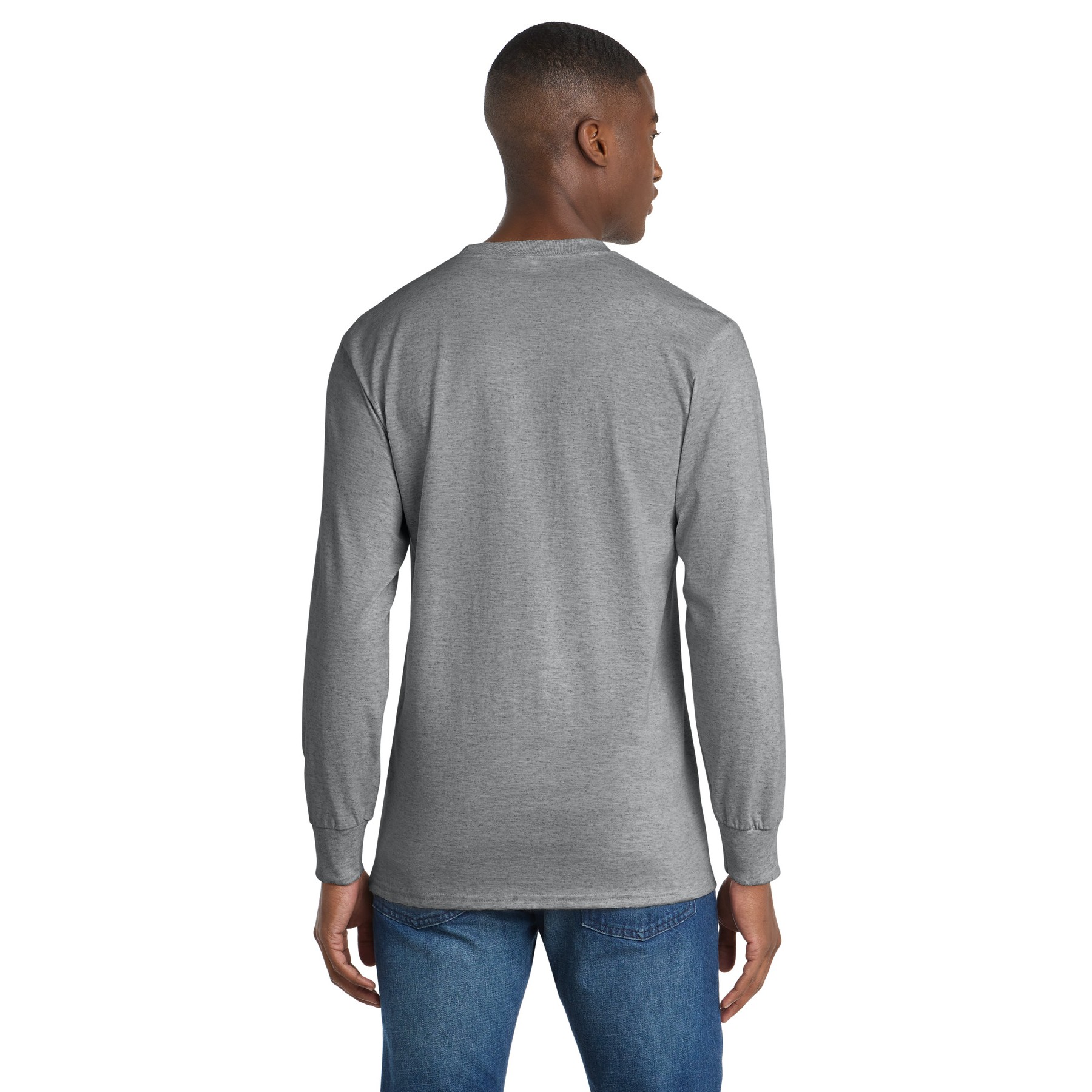 Tall Long Sleeve Essential Pocket Tee - Thumbnail Image