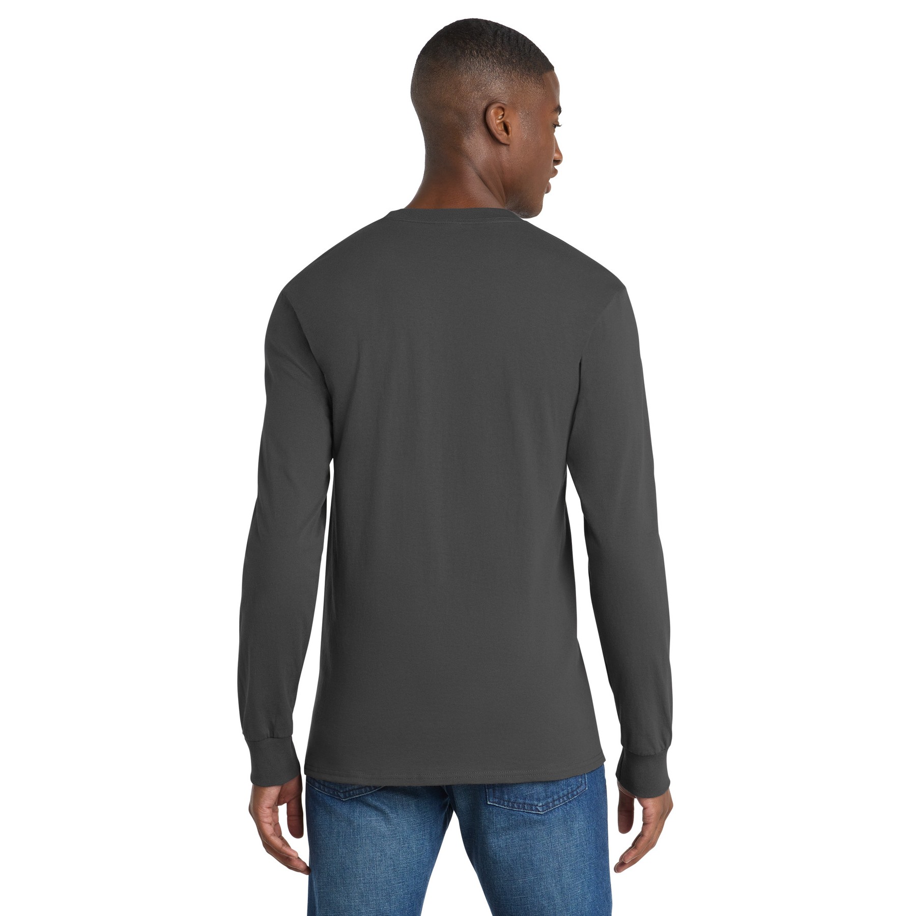 Tall Long Sleeve Essential Pocket Tee - Thumbnail Image