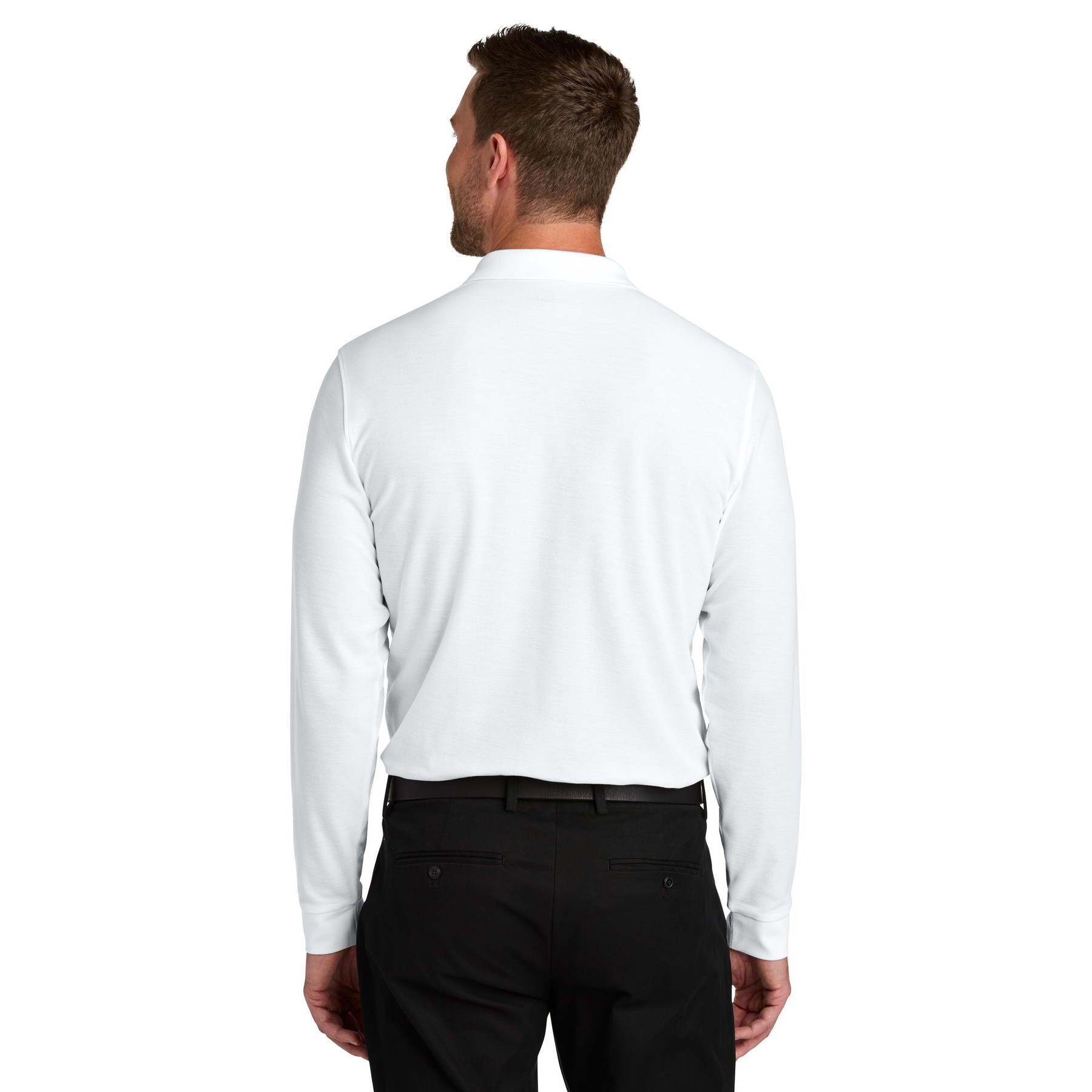 Wearever Signature Pique Long Sleeve Polo - Thumbnail Image