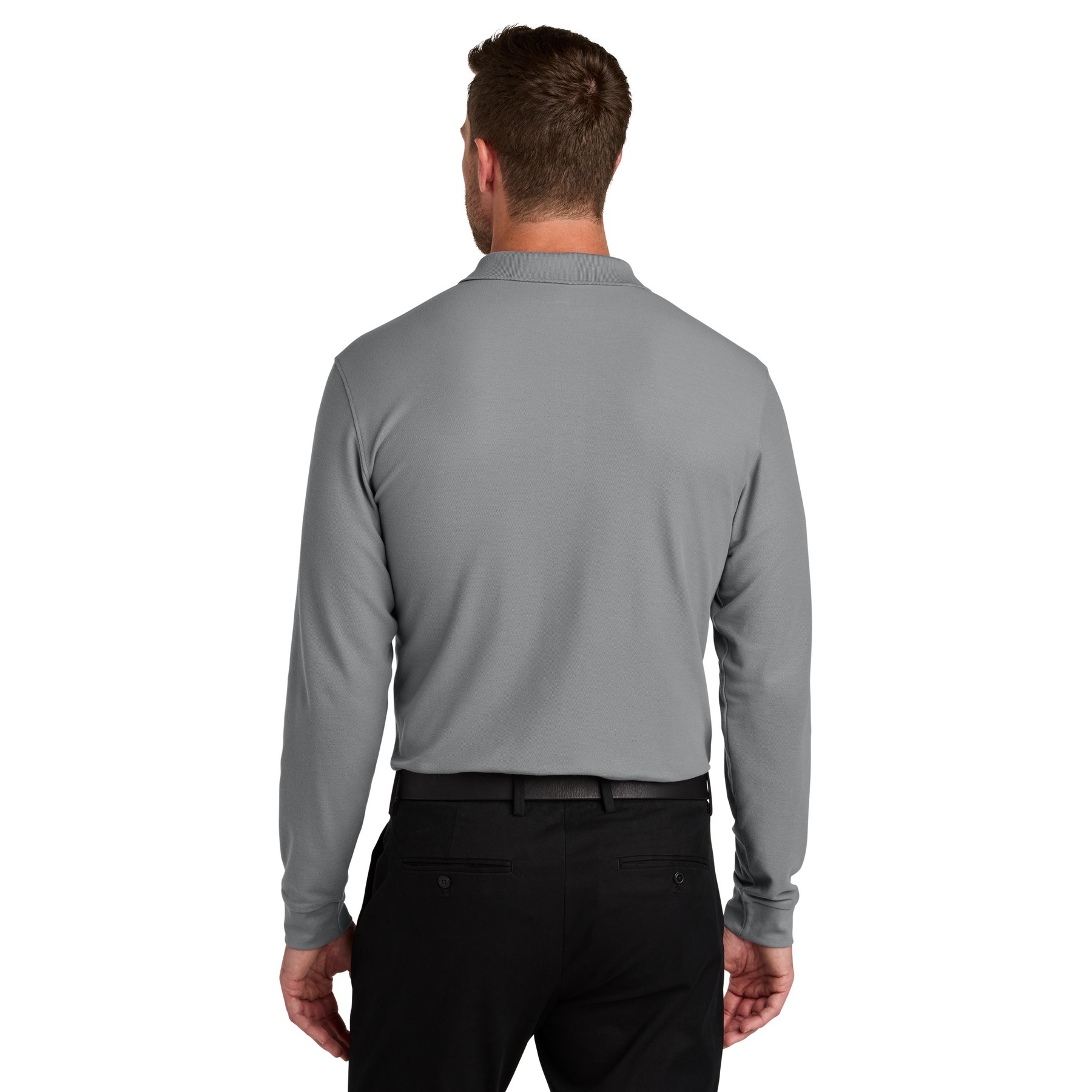 Wearever Signature Pique Long Sleeve Polo - Thumbnail Image