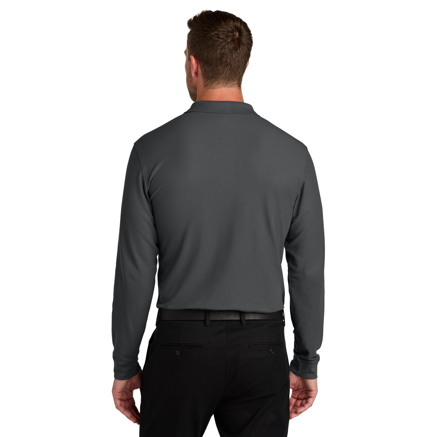 Wearever Signature Pique Long Sleeve Polo - Thumbnail Image