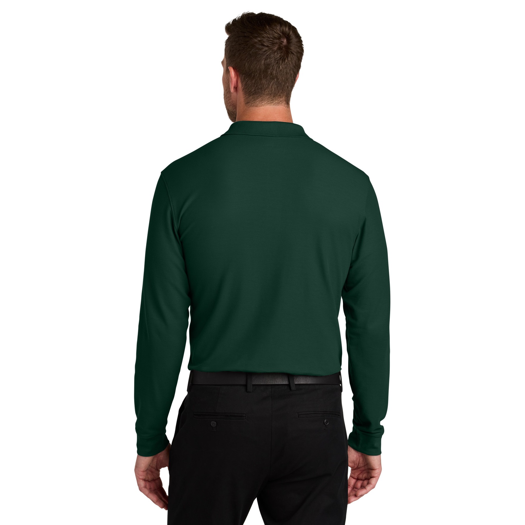 Wearever Signature Pique Long Sleeve Polo - Thumbnail Image