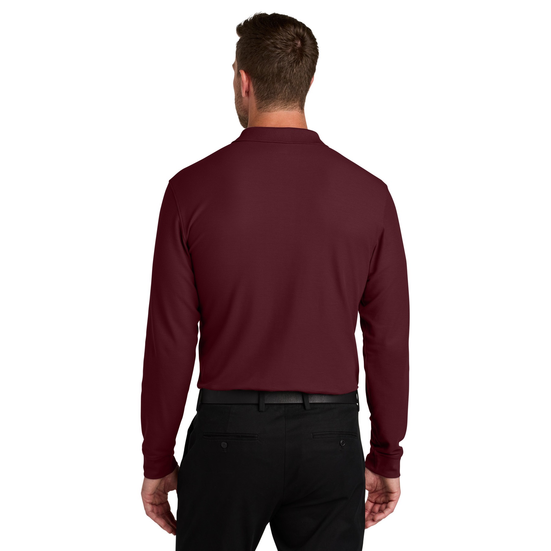 Wearever Signature Pique Long Sleeve Polo - Thumbnail Image