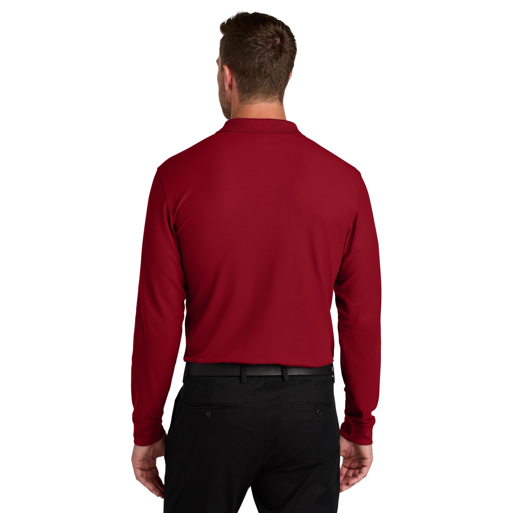 Wearever Signature Pique Long Sleeve Polo - Thumbnail Image