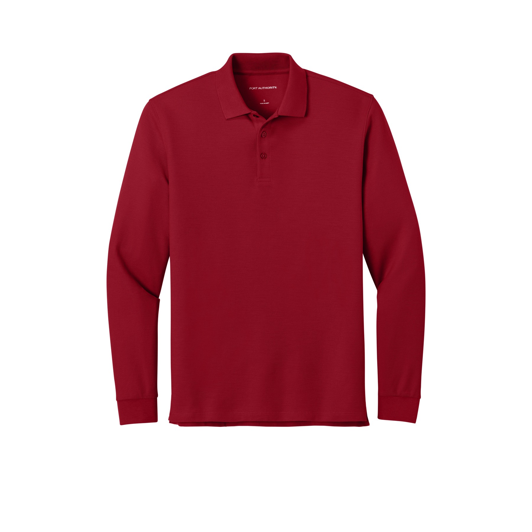 Wearever Signature Pique Long Sleeve Polo - Thumbnail Image