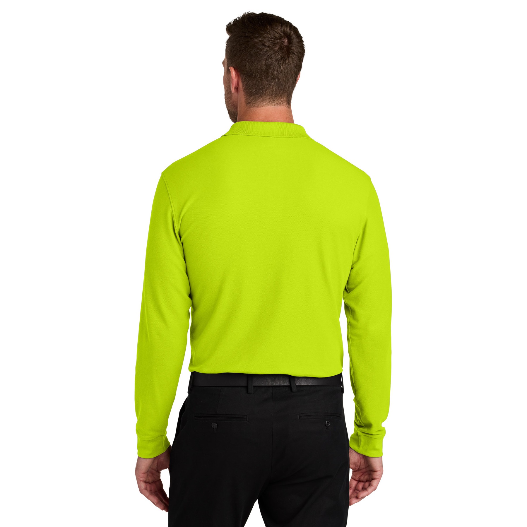 Wearever Signature Pique Long Sleeve Polo - Thumbnail Image