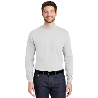 Interlock Knit Mock Turtleneck
