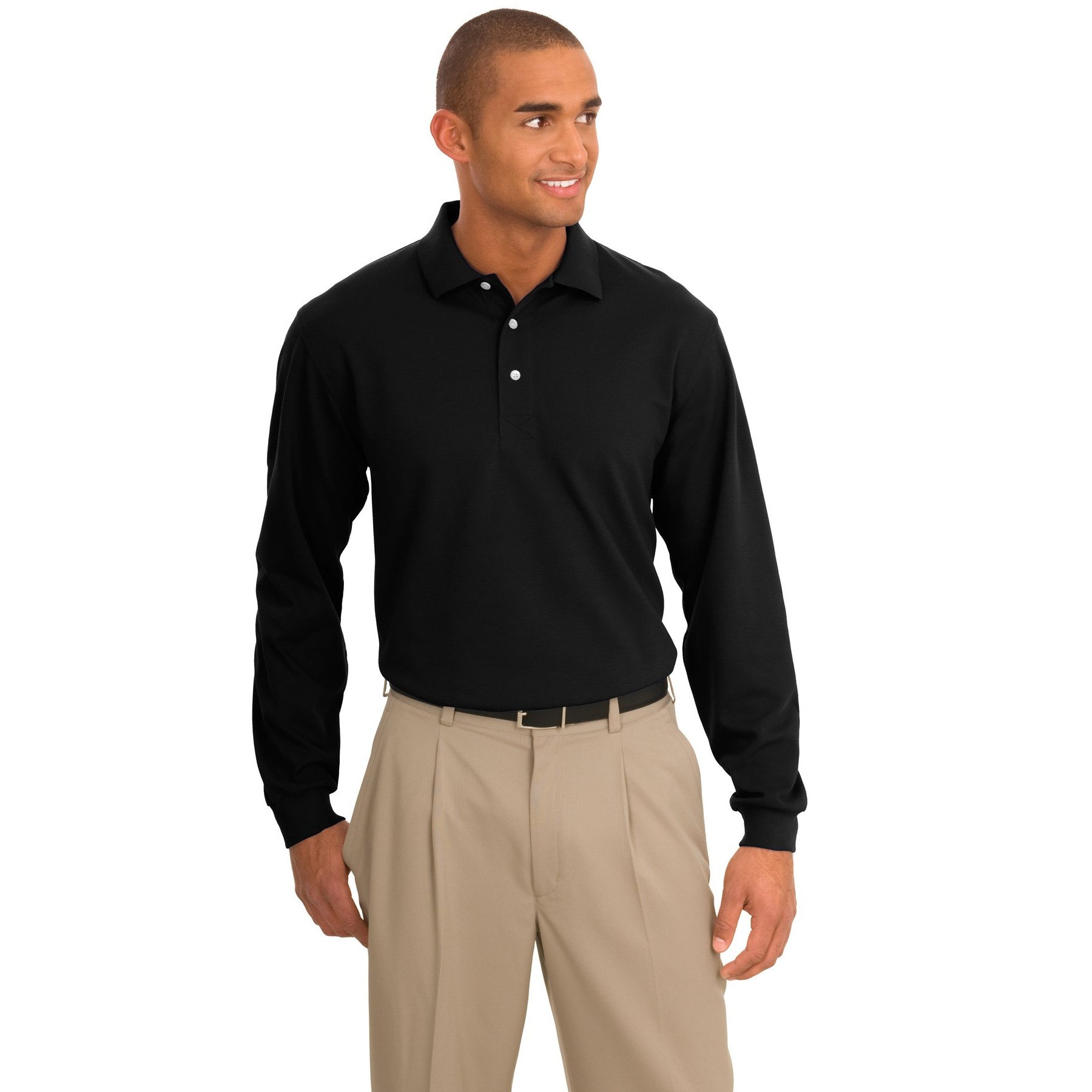 Rapid Dry Long Sleeve Polo - Main Image