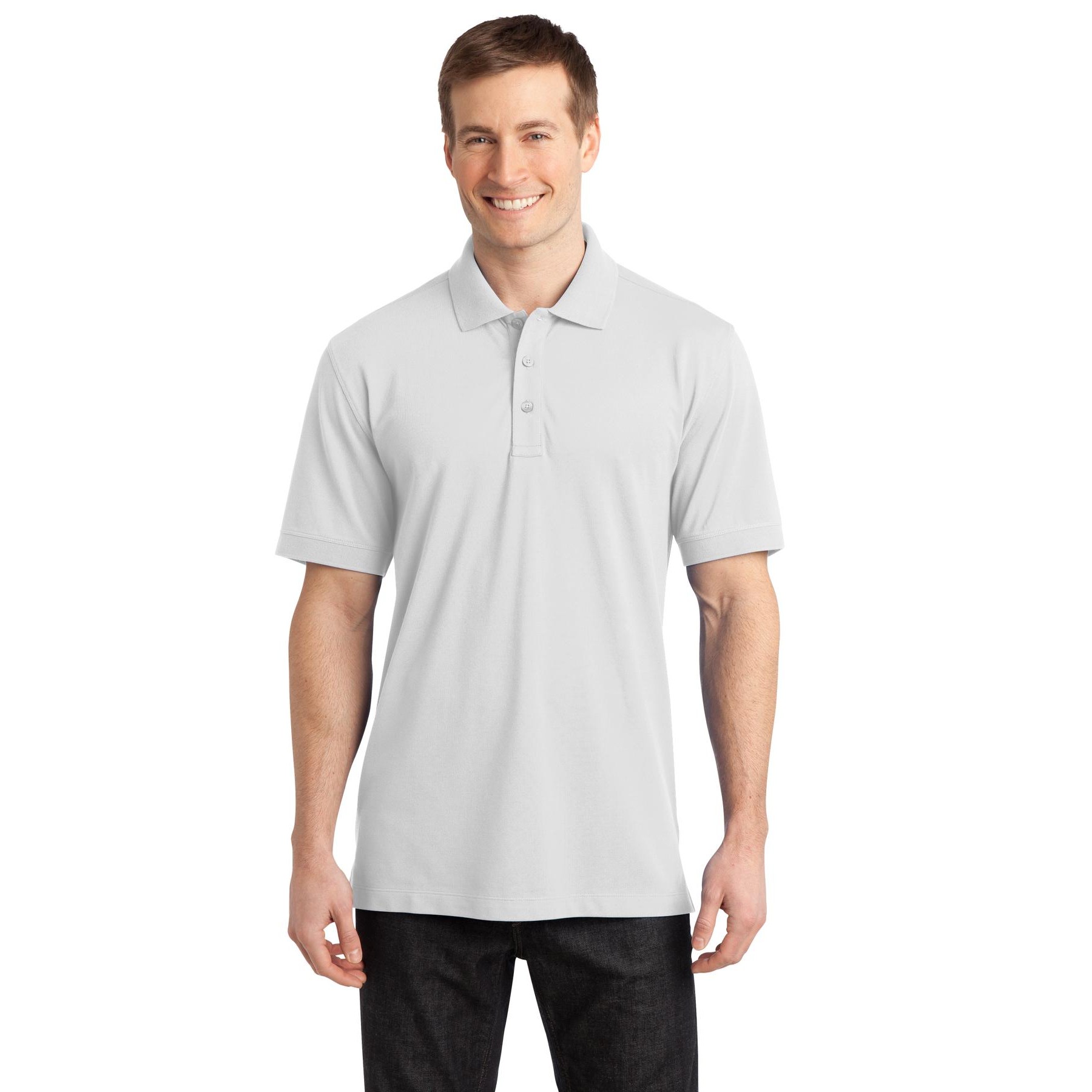 Stretch Pique Polo - Main Image