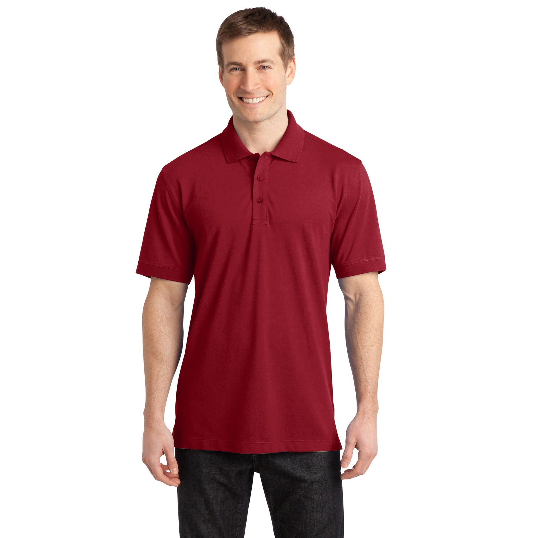 Stretch Pique Polo - Thumbnail Image