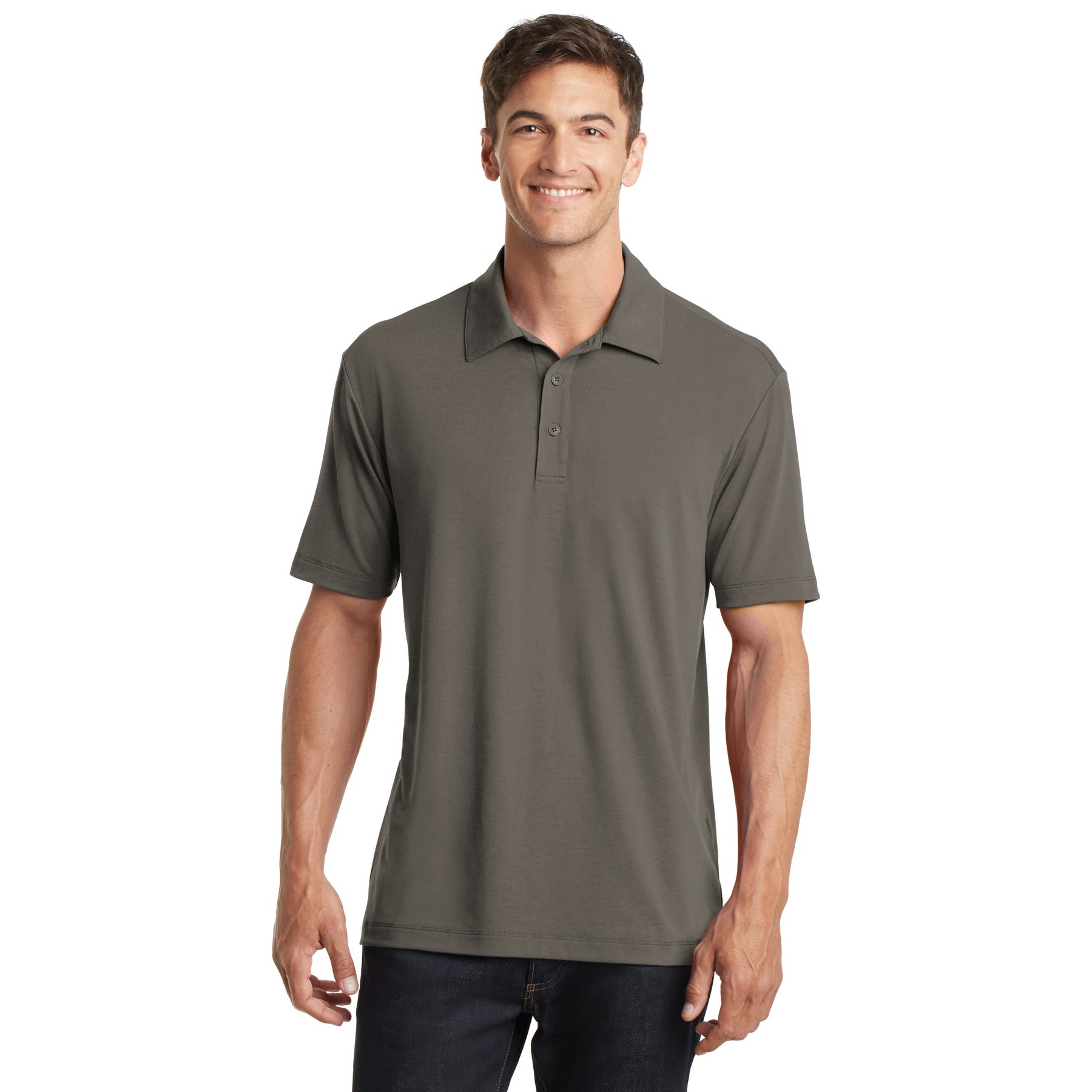 Cotton Touch Performance Polo - Thumbnail Image