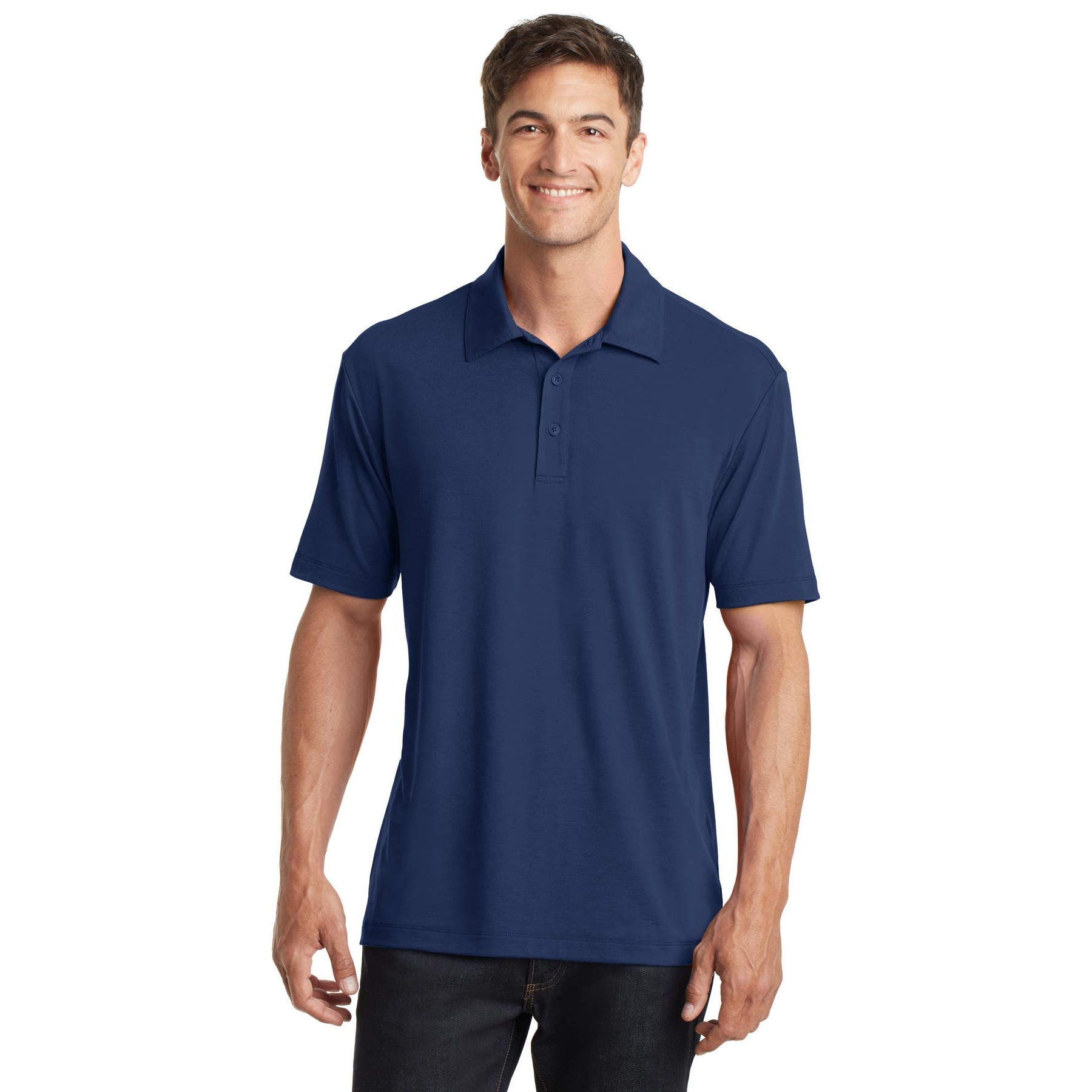 Cotton Touch Performance Polo - Thumbnail Image