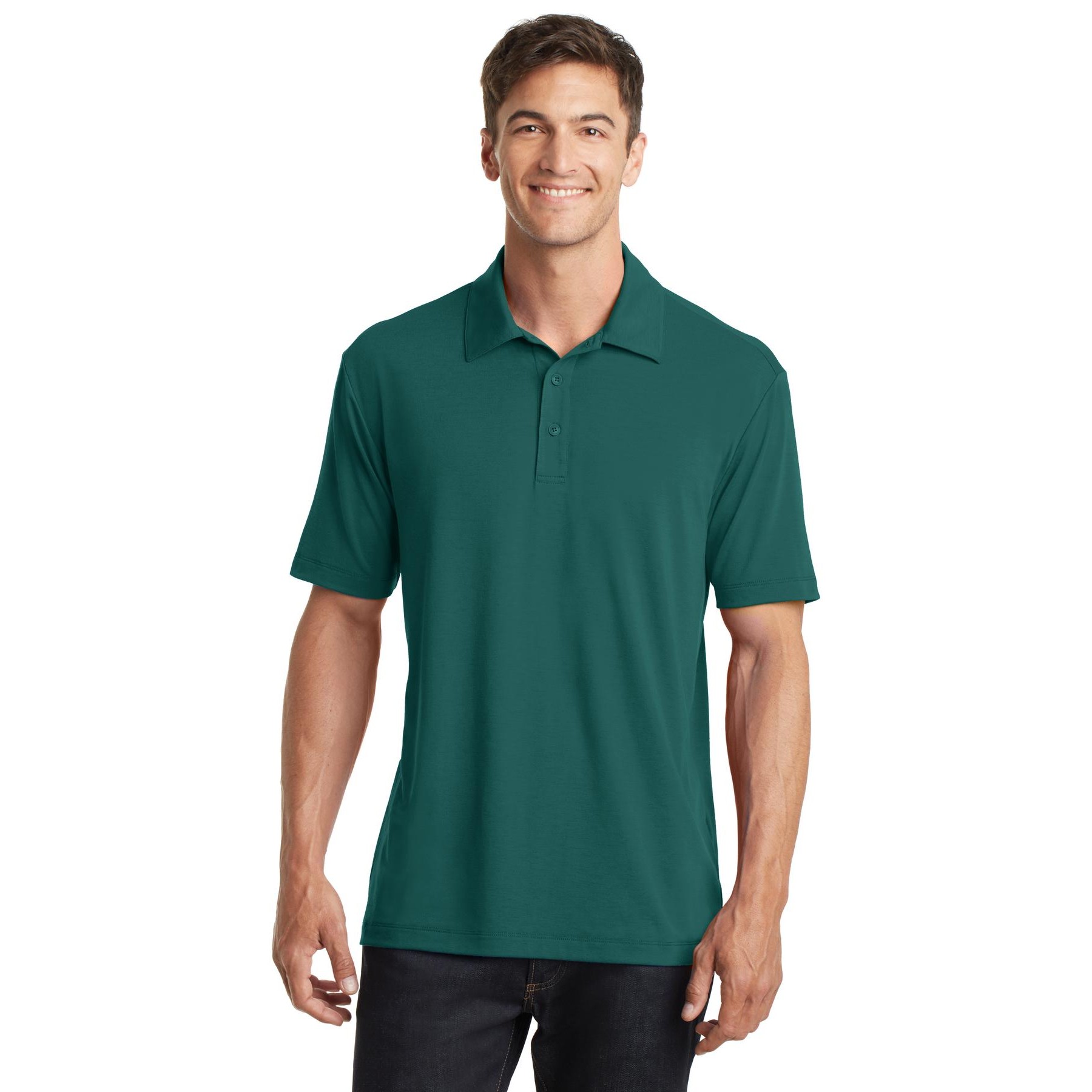 Cotton Touch Performance Polo - Thumbnail Image