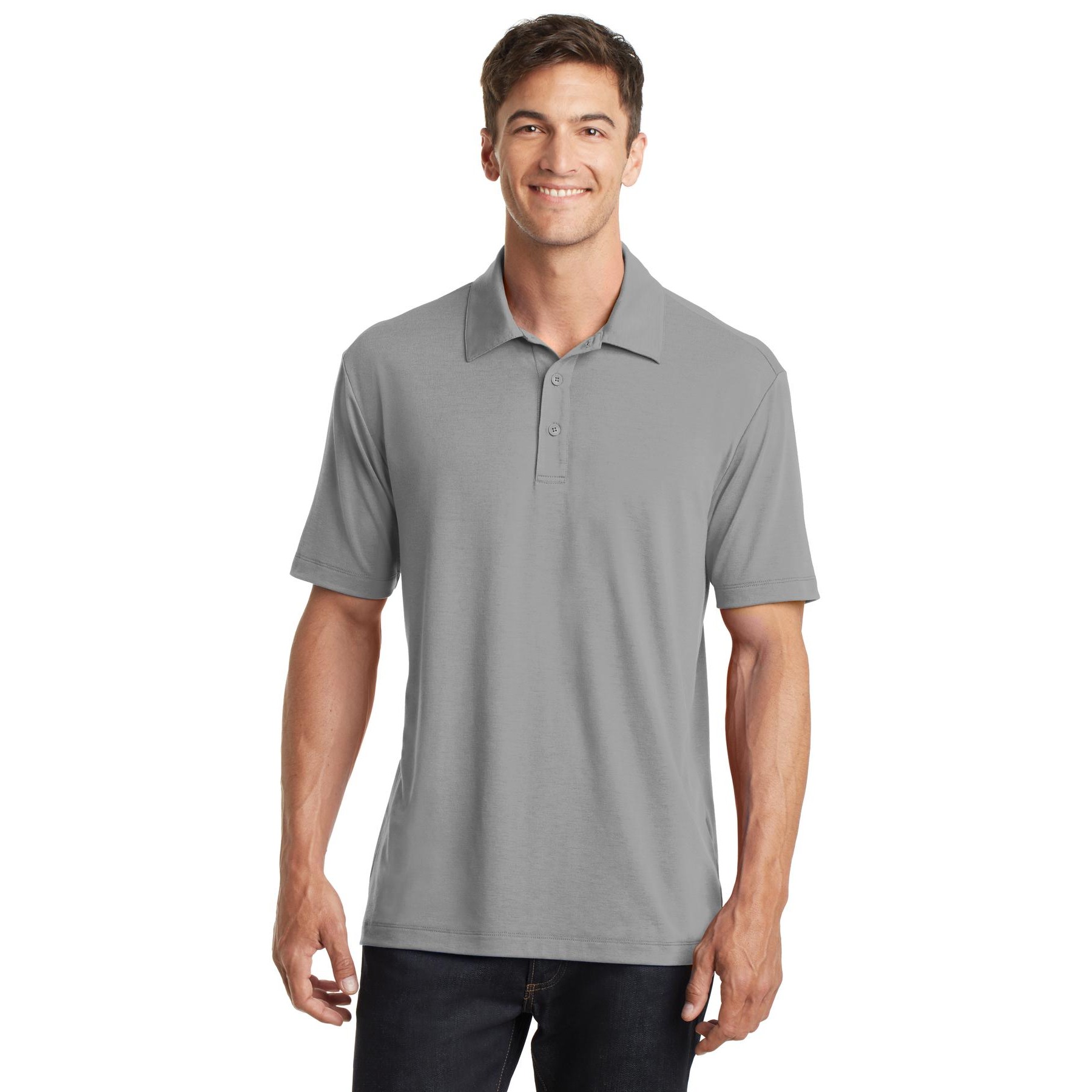 Cotton Touch Performance Polo - Thumbnail Image