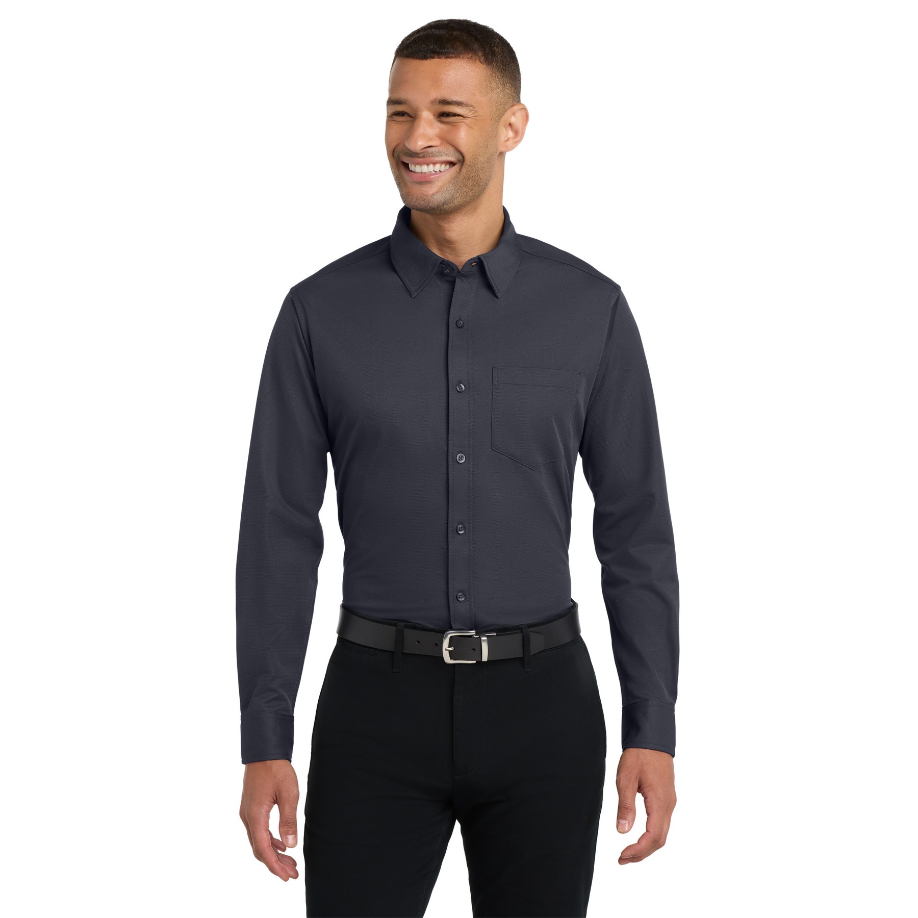 Dimension Knit Dress Shirt - Thumbnail Image