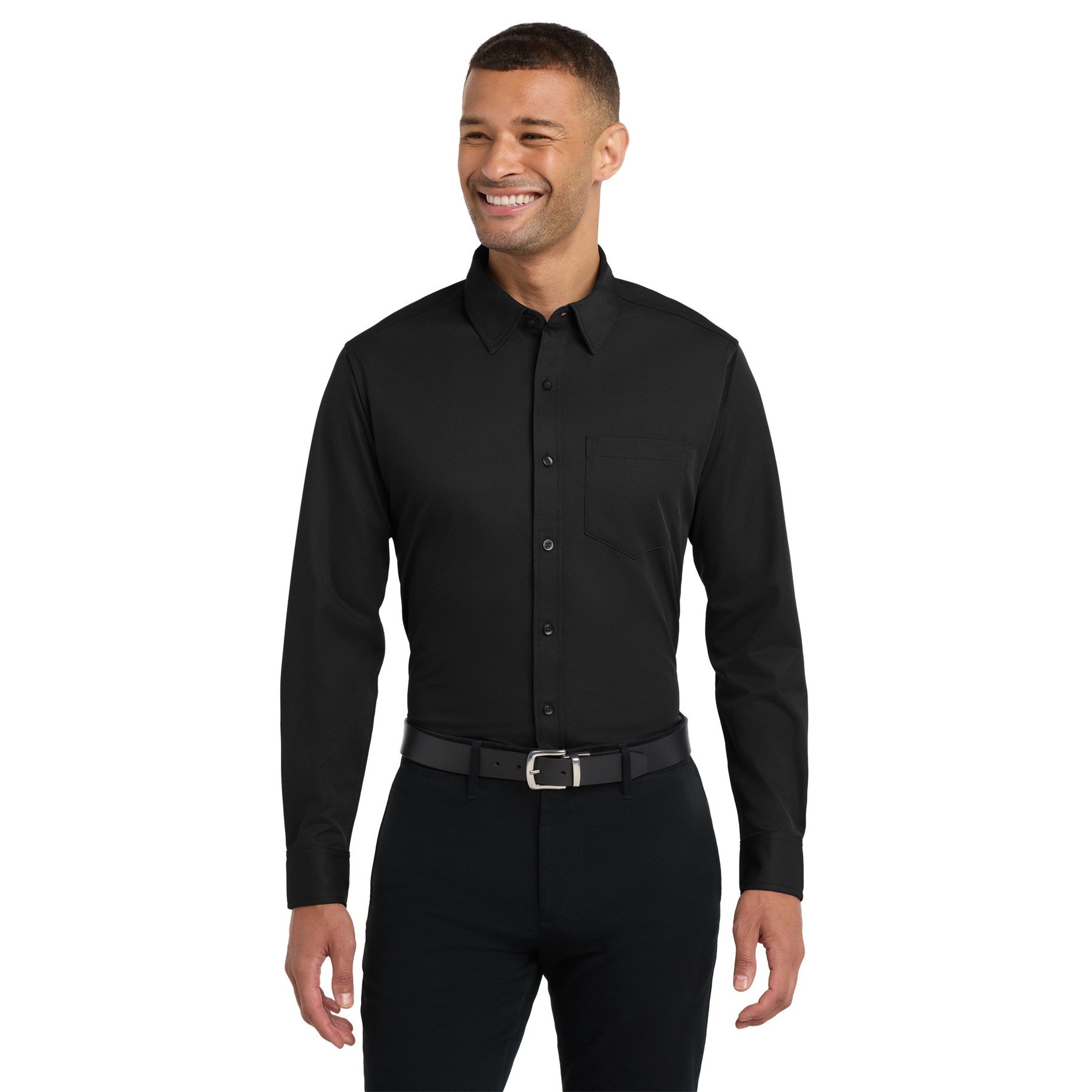 Dimension Knit Dress Shirt - Thumbnail Image