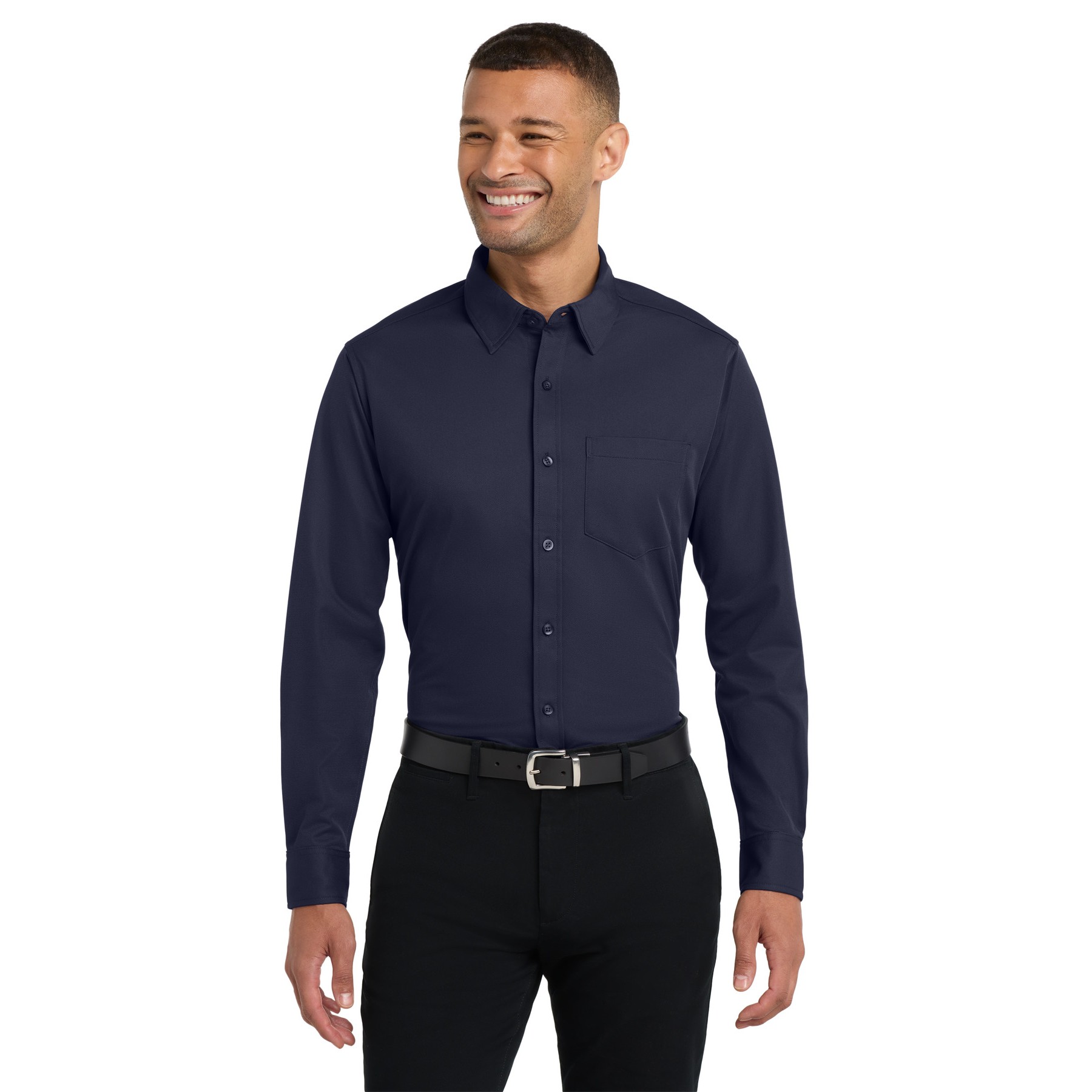 Dimension Knit Dress Shirt - Thumbnail Image