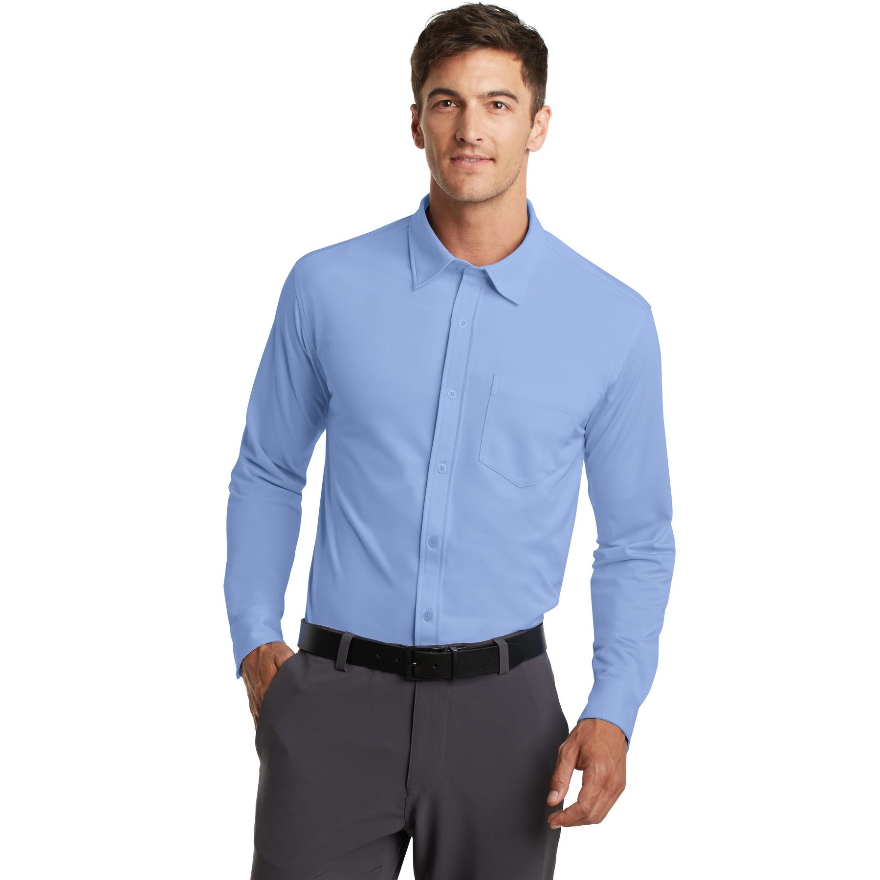 Dimension Knit Dress Shirt - Thumbnail Image