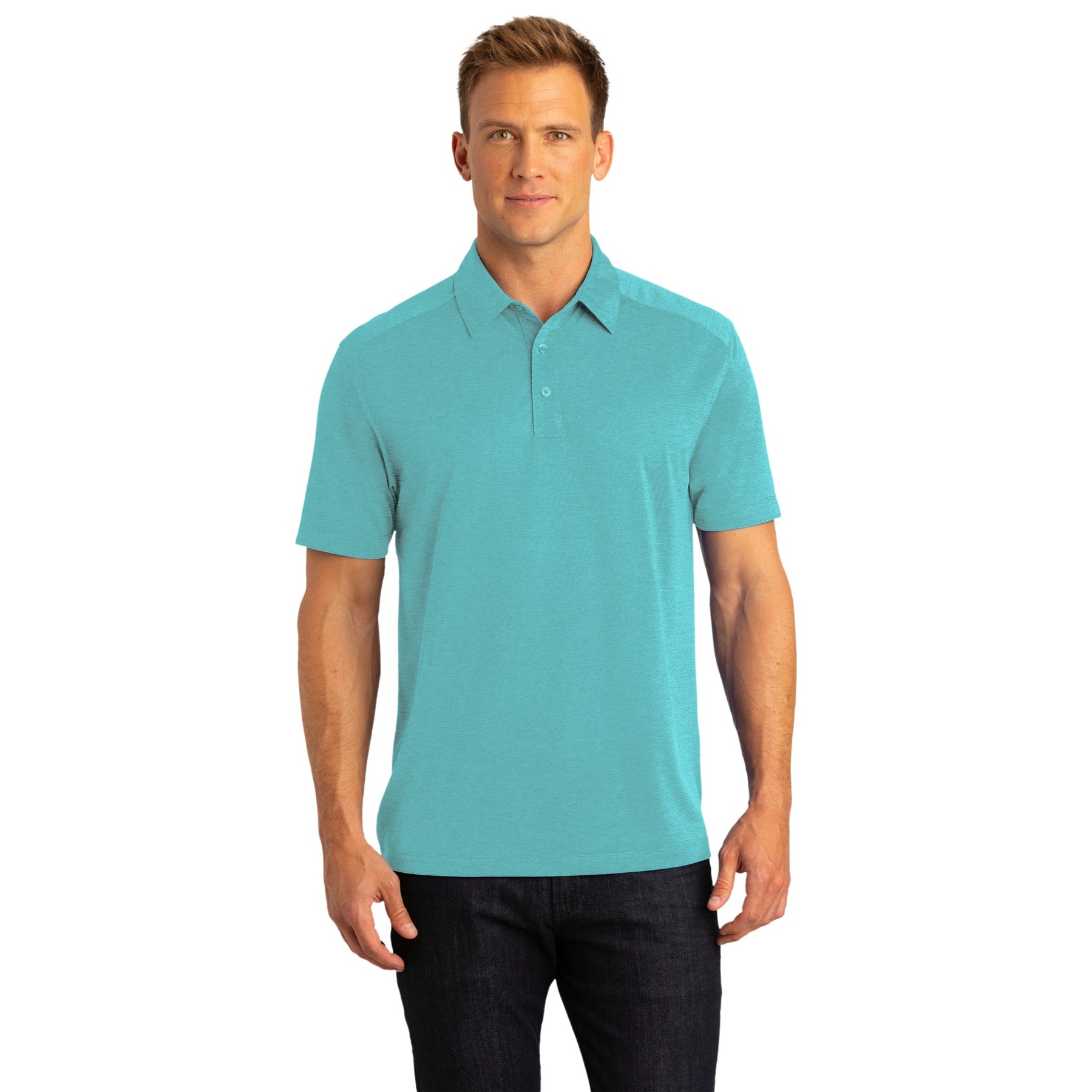 Digi Heather Performance Polo - Thumbnail Image