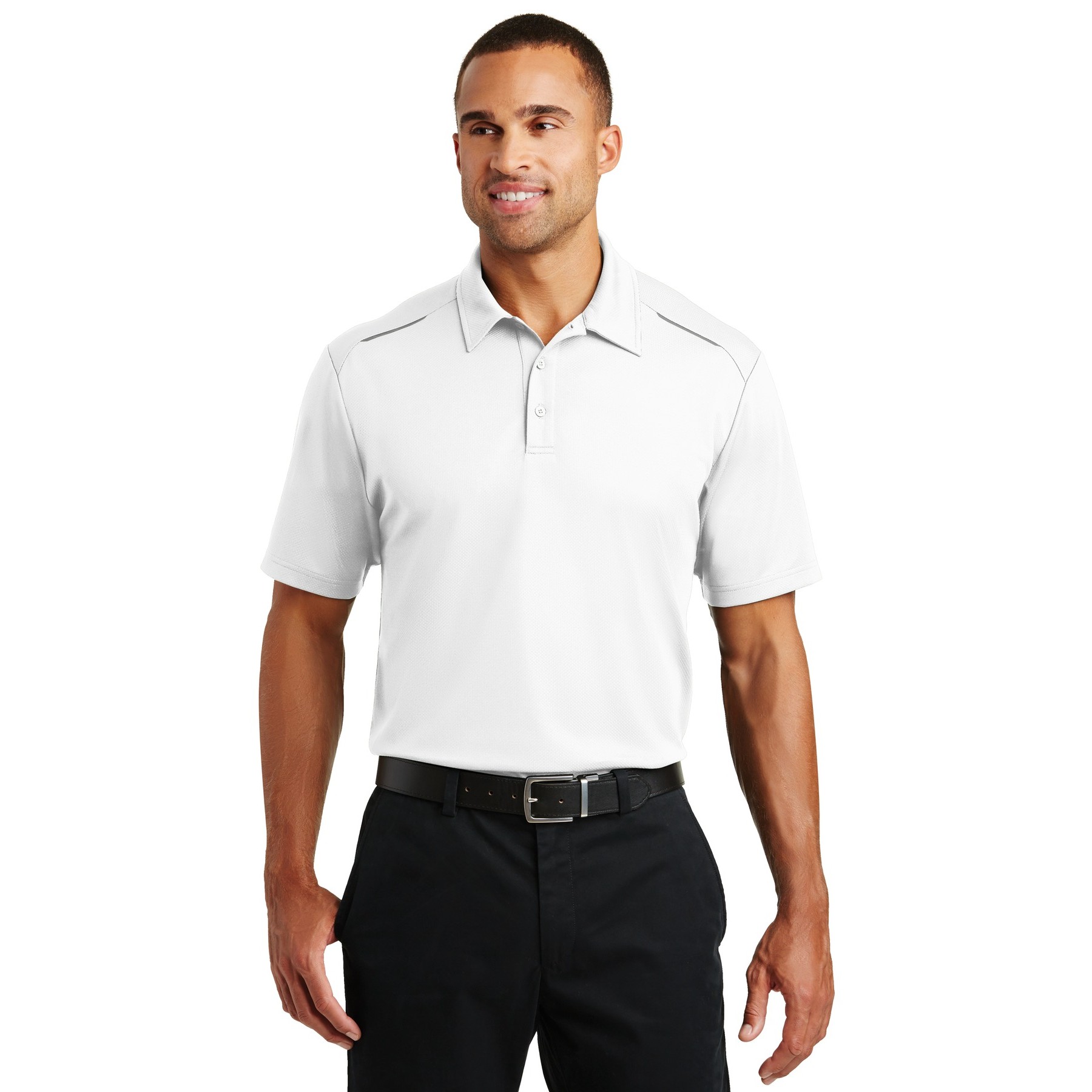 Pinpoint Mesh Polo - Main Image
