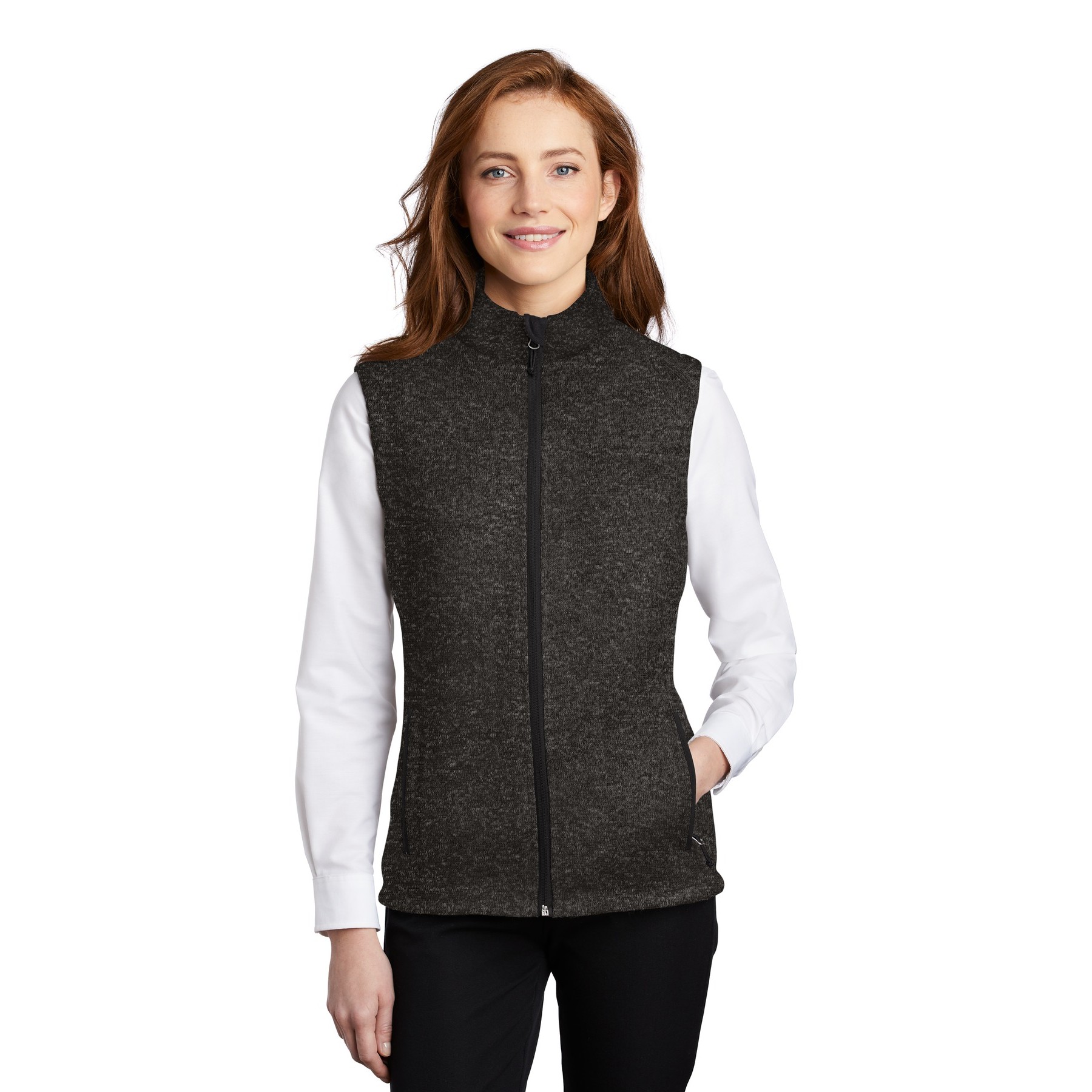 Women's Sweater Fleece Vest - Thumbnail Image
