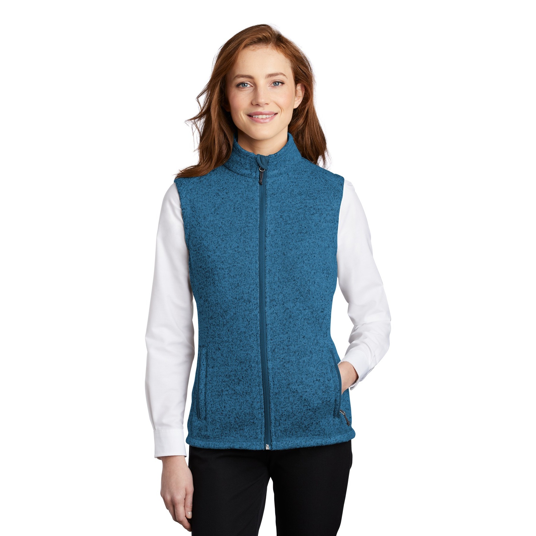 Women's Sweater Fleece Vest - Thumbnail Image