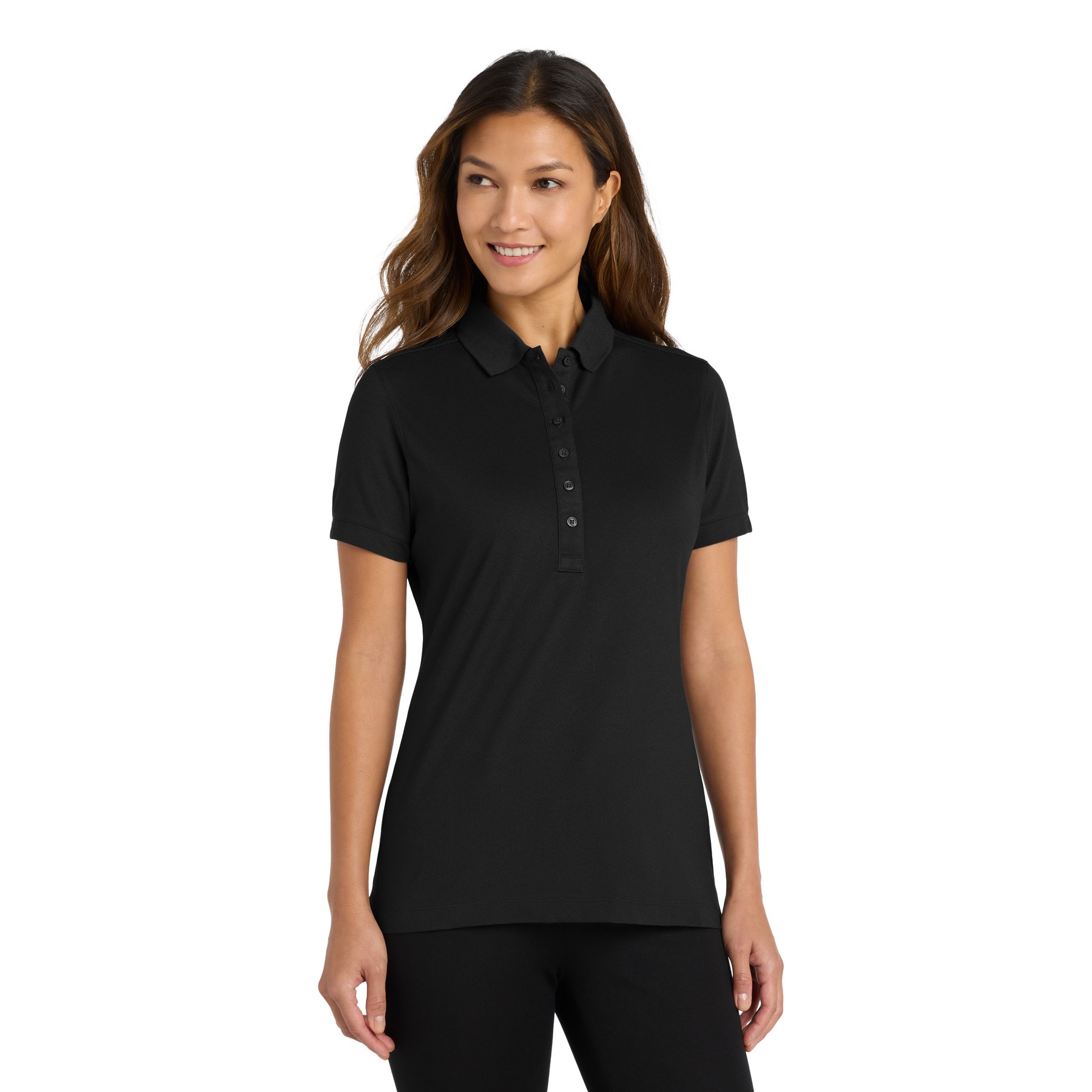 Women's Stretch Pique Polo - Thumbnail Image
