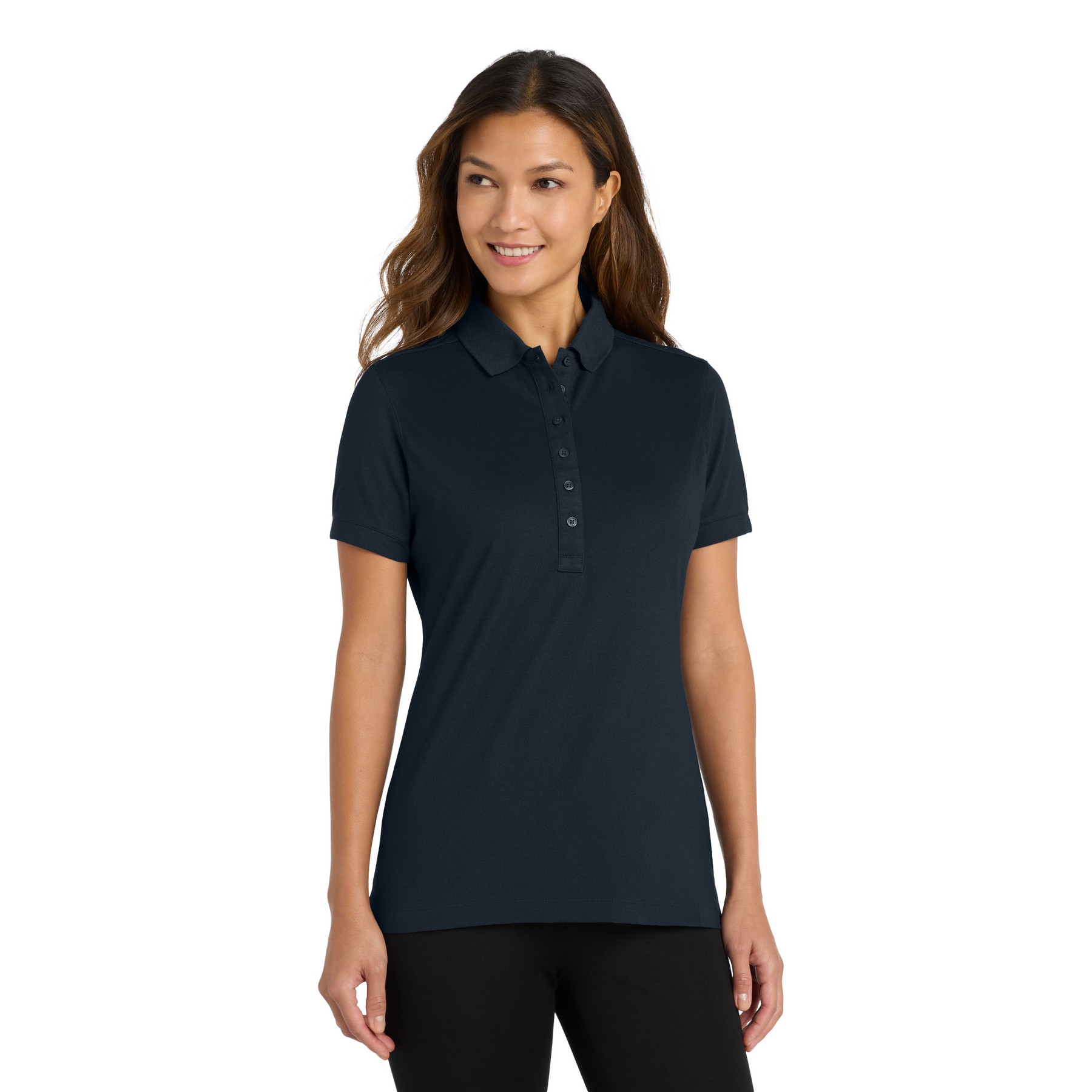 Women's Stretch Pique Polo - Thumbnail Image