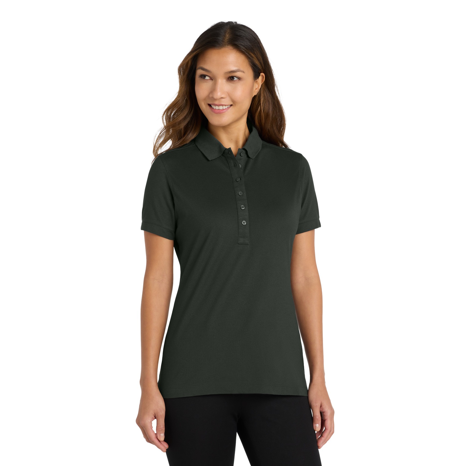 Women's Stretch Pique Polo - Thumbnail Image