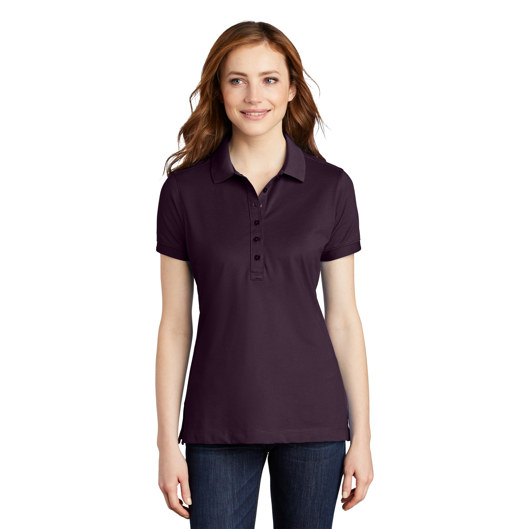 Women's Stretch Pique Polo - Thumbnail Image