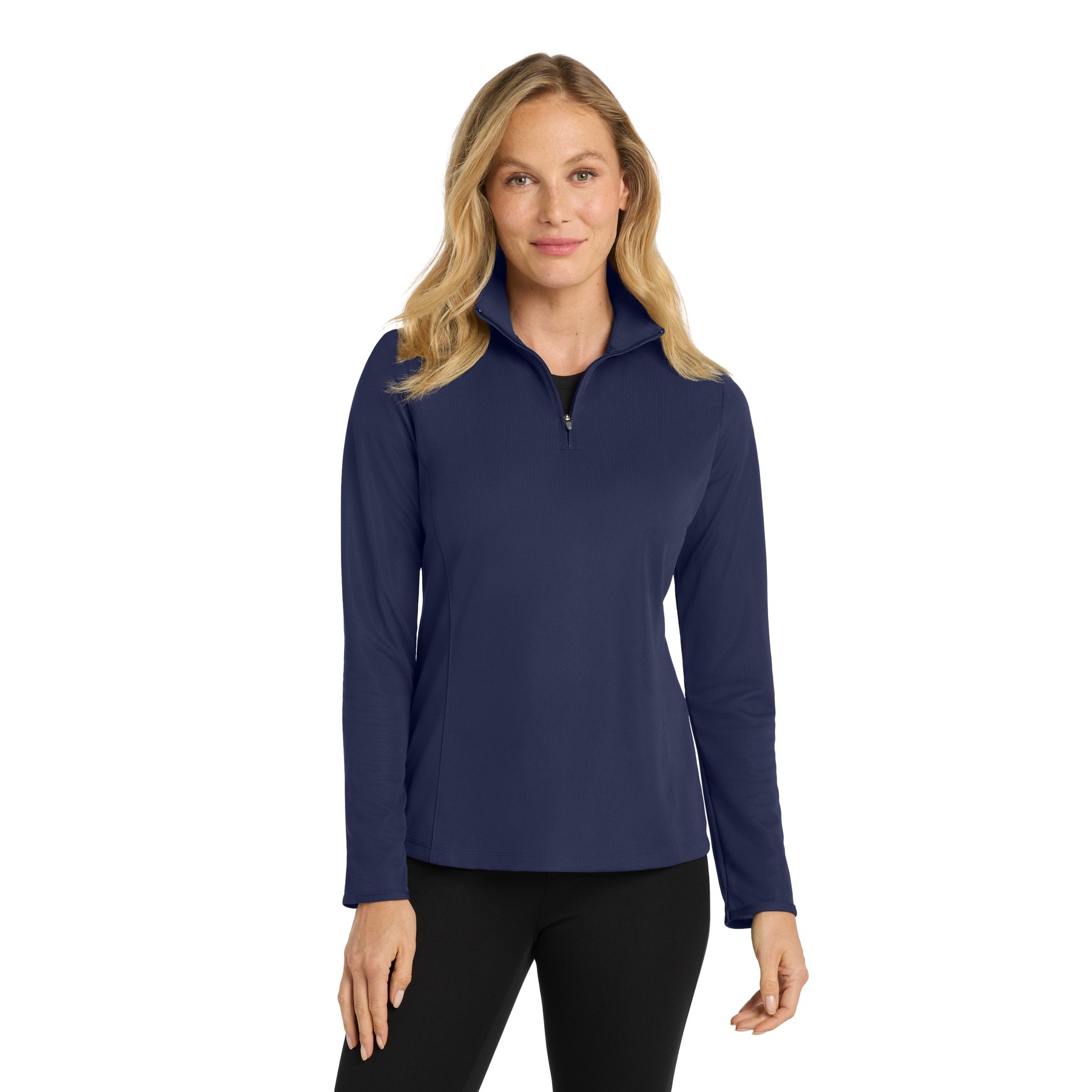 Women's Pinpoint Mesh 1/2-Zip - Thumbnail Image