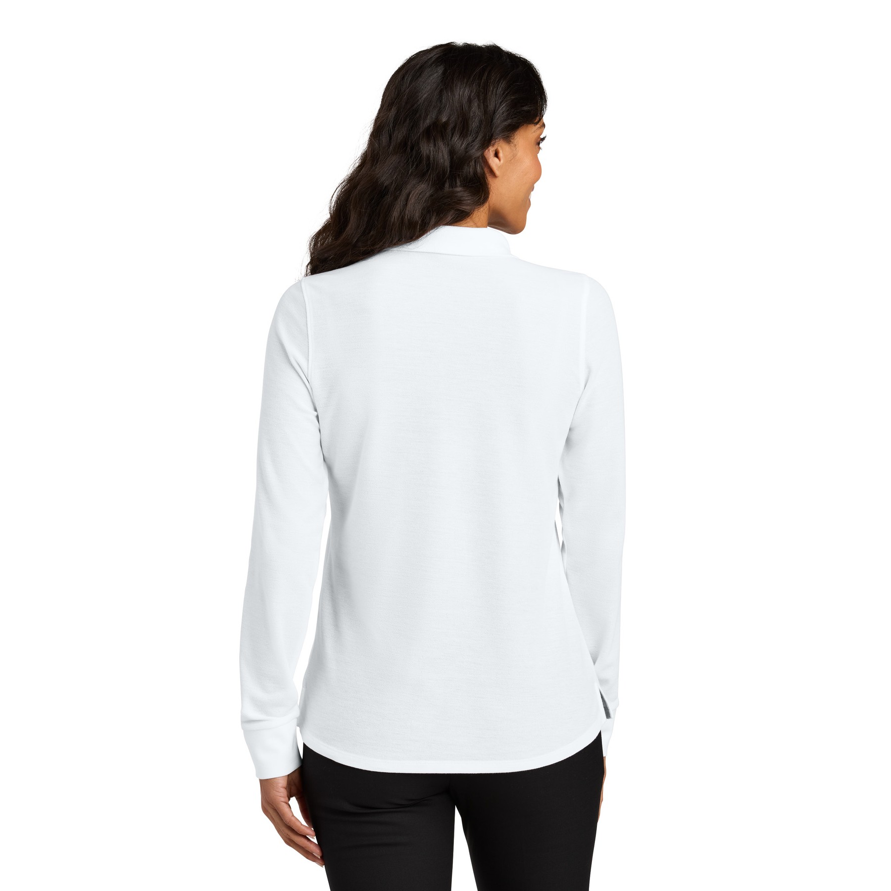 Women's Wearever Signature Pique Long Sleeve Polo - Thumbnail Image
