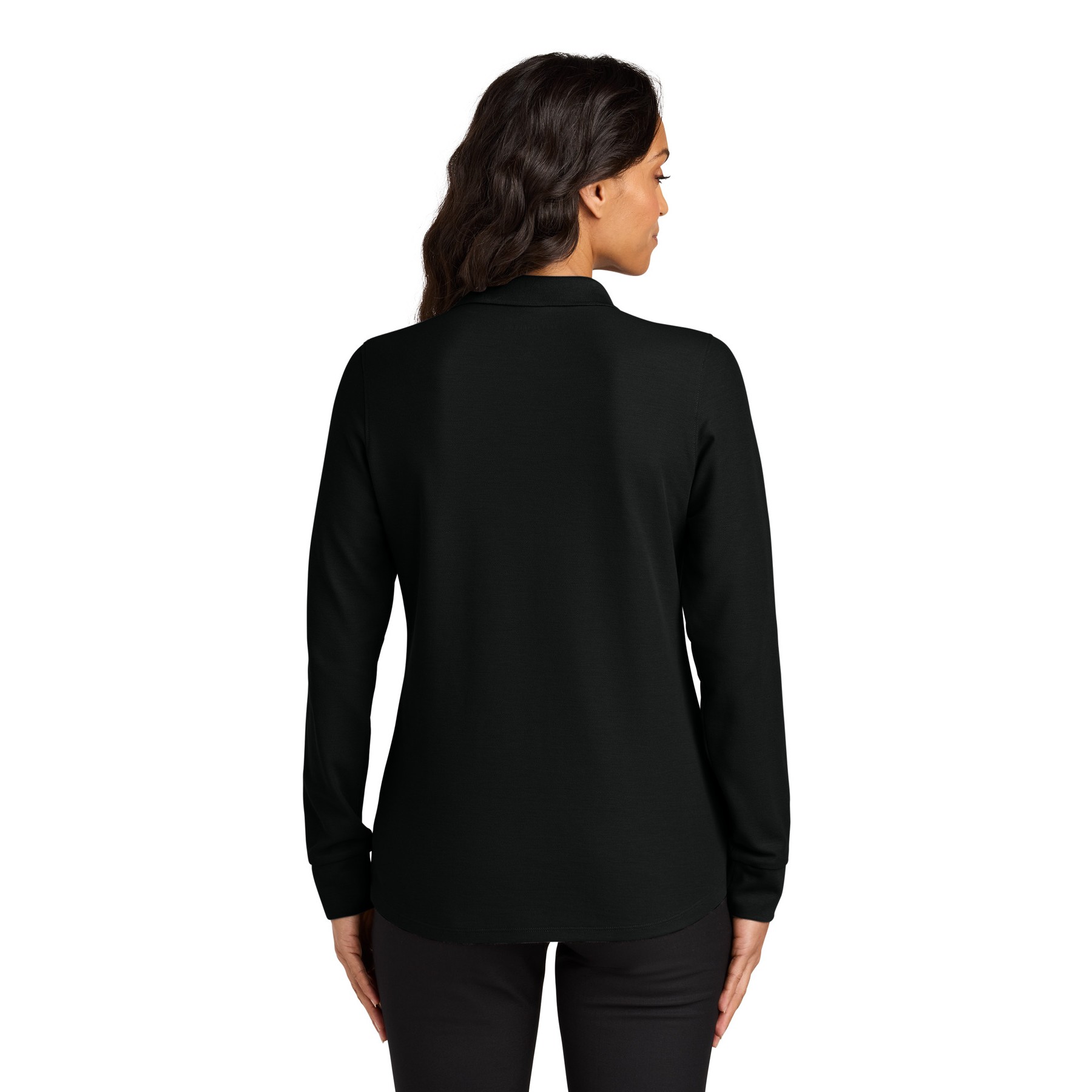 Women's Wearever Signature Pique Long Sleeve Polo - Thumbnail Image