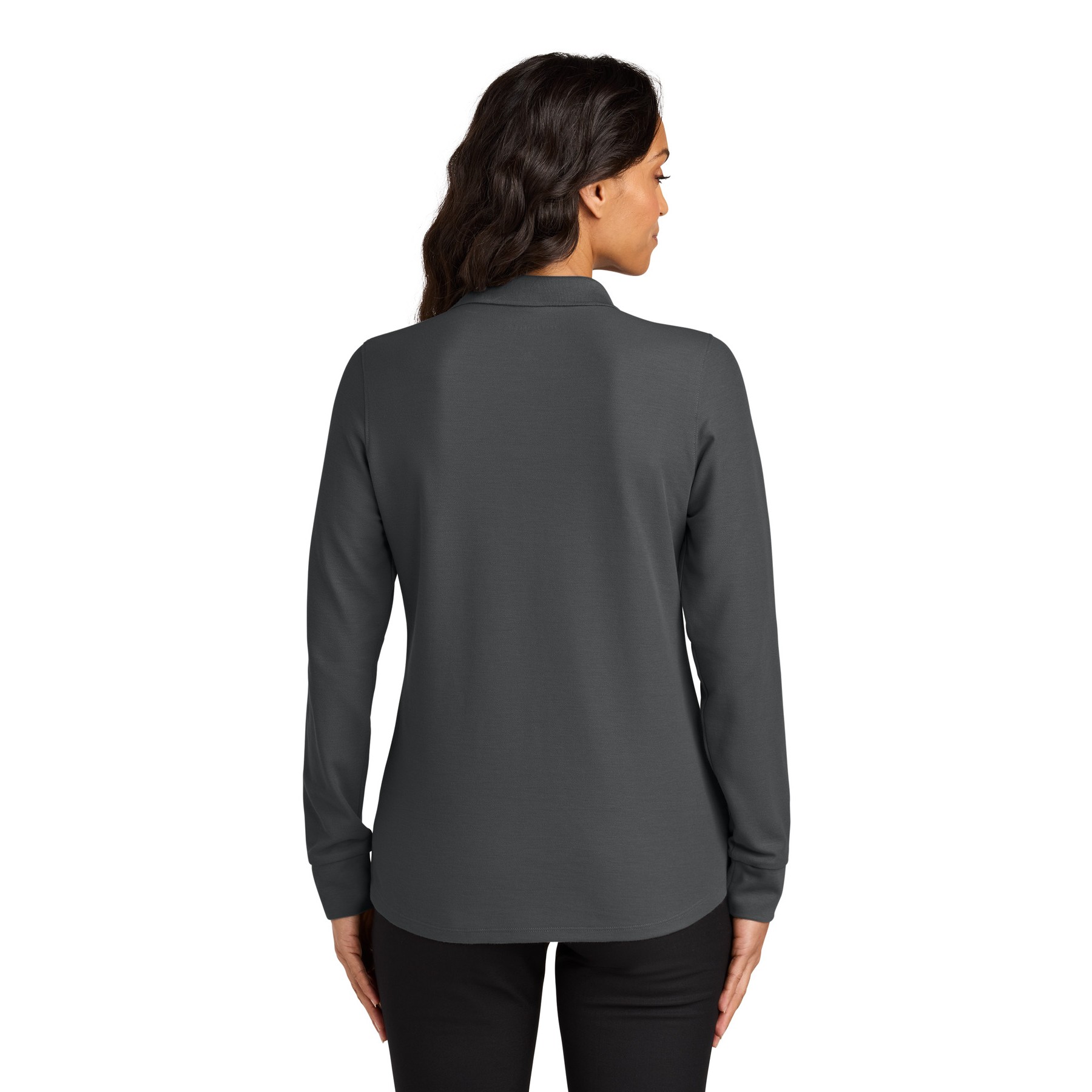 Women's Wearever Signature Pique Long Sleeve Polo - Thumbnail Image