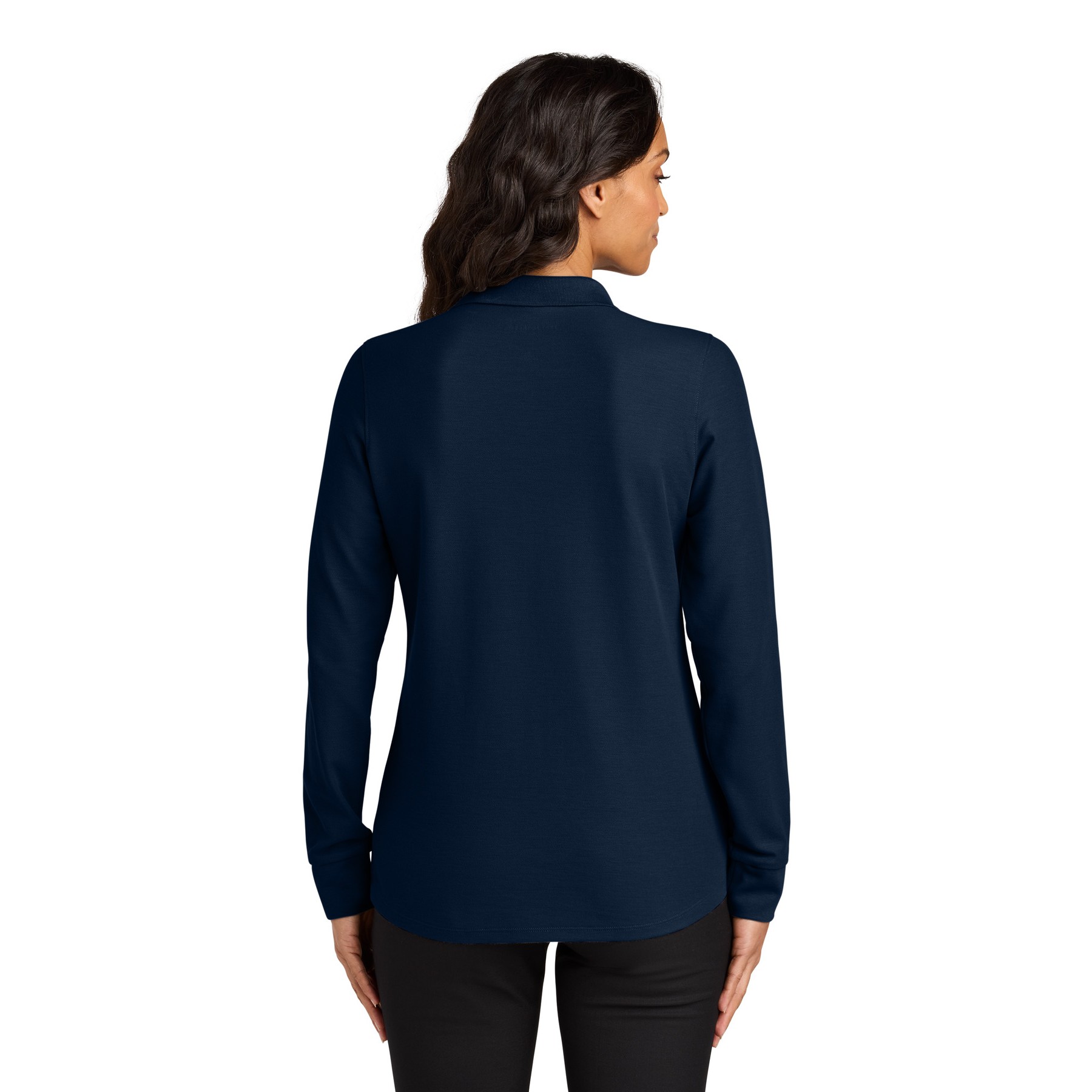 Women's Wearever Signature Pique Long Sleeve Polo - Thumbnail Image