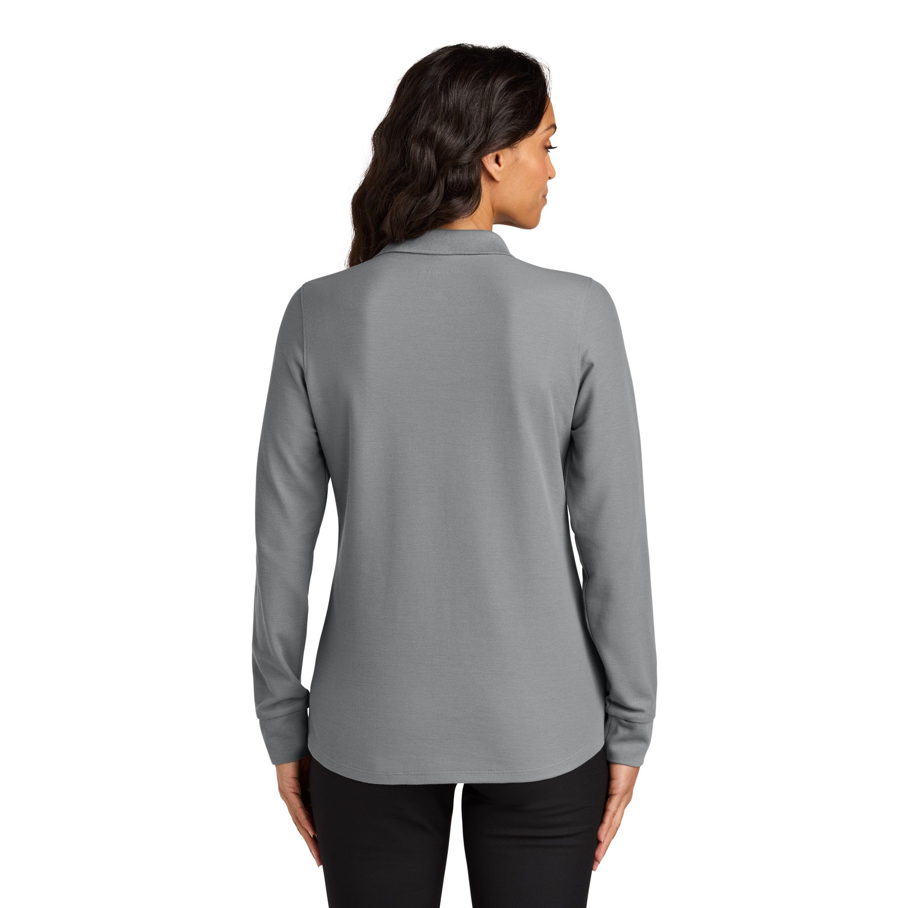 Women's Wearever Signature Pique Long Sleeve Polo - Thumbnail Image