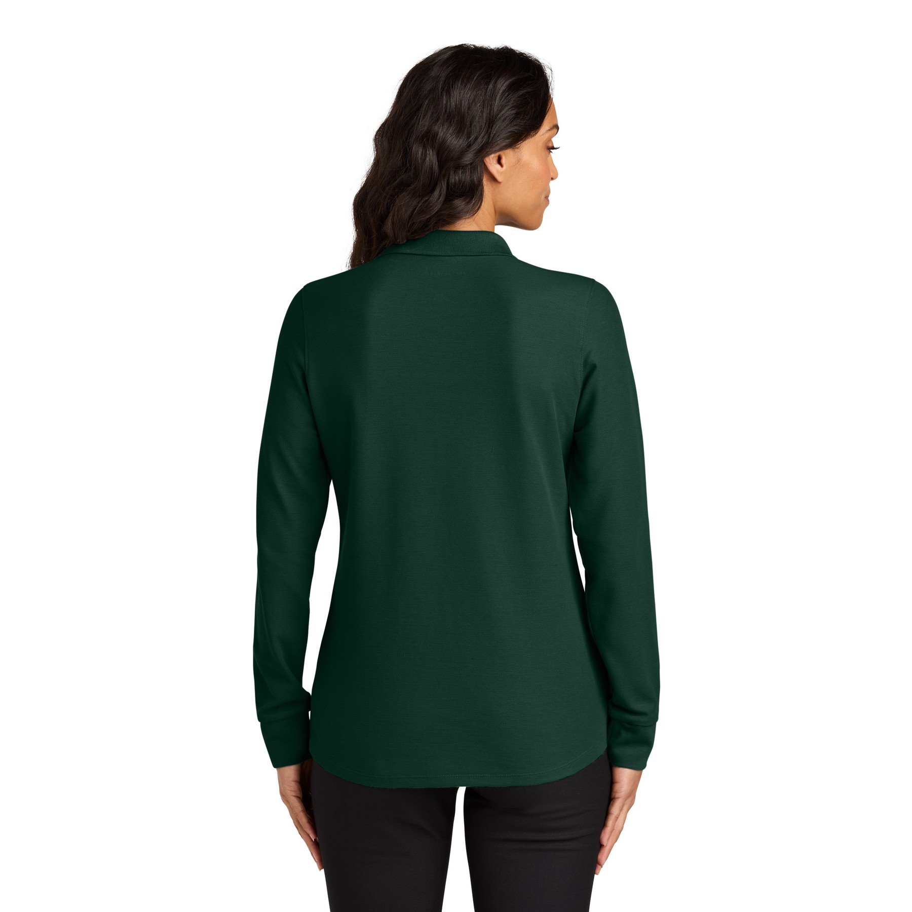 Women's Wearever Signature Pique Long Sleeve Polo - Thumbnail Image