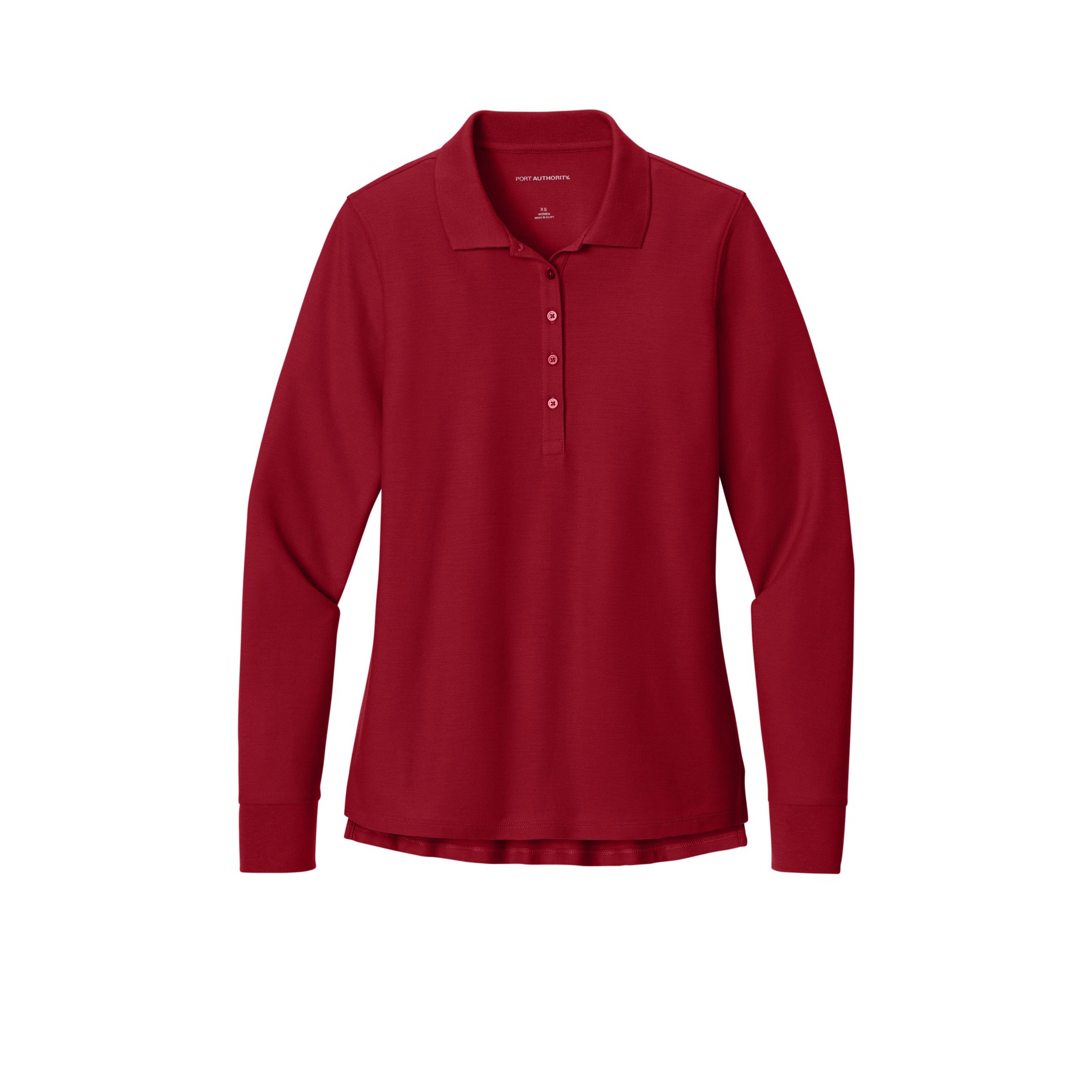 Women's Wearever Signature Pique Long Sleeve Polo - Thumbnail Image