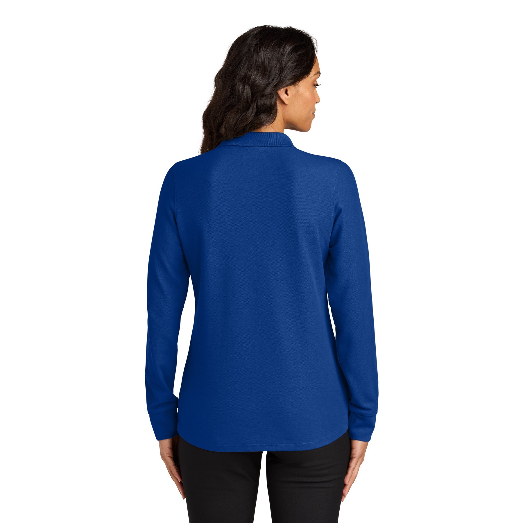 Women's Wearever Signature Pique Long Sleeve Polo - Thumbnail Image