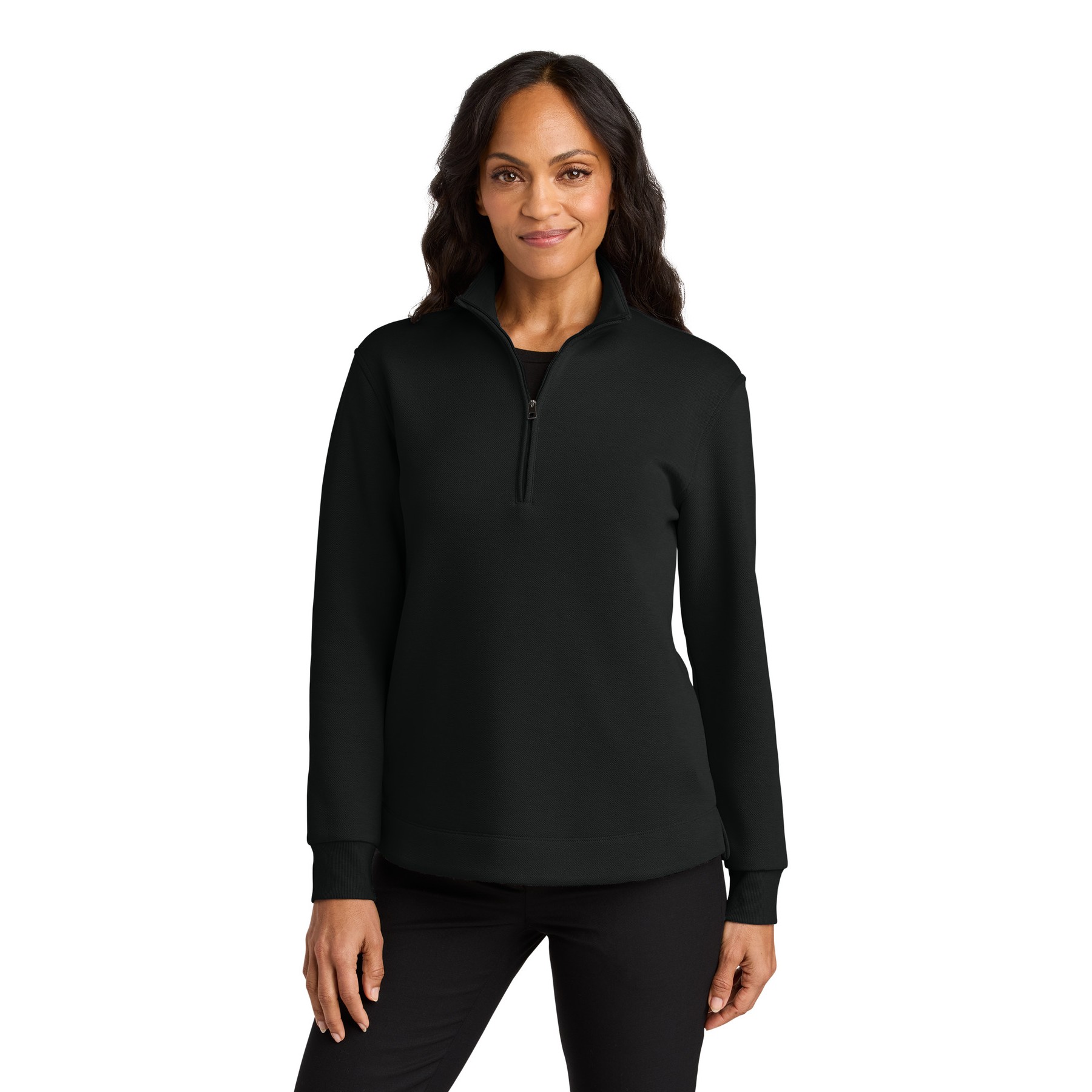 Women's Wearever Signature Double Pique 1/4-Zip - Main Image